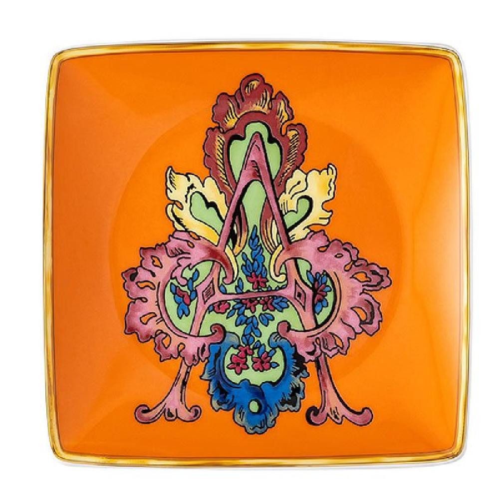 Versace Schmuckablage by Rosenthal Schale Holiday Alphabet A