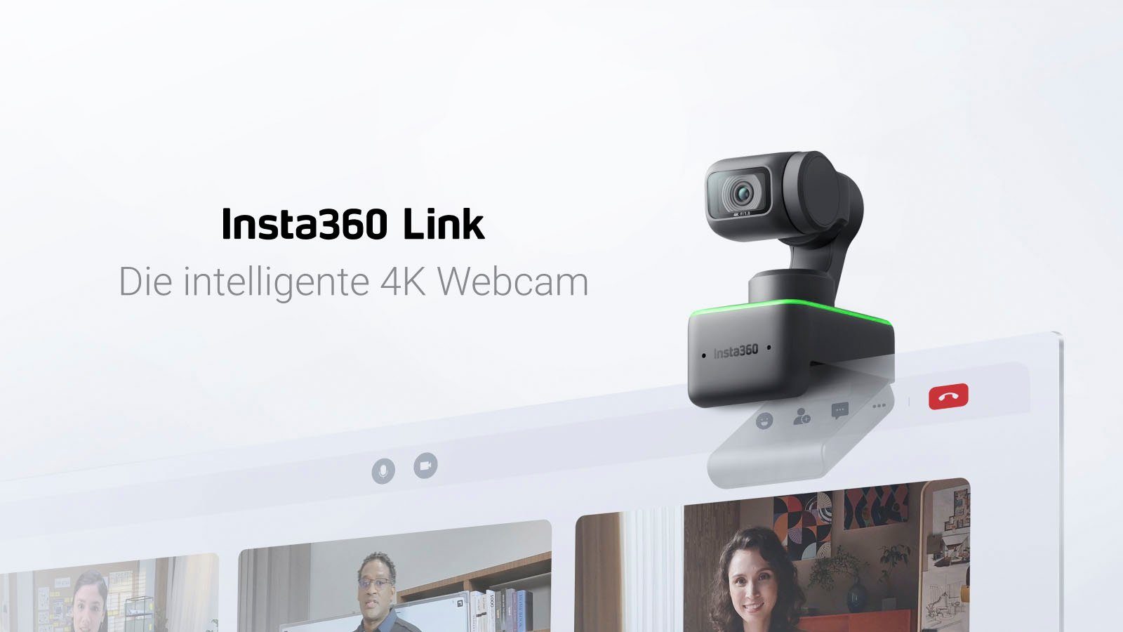 Insta360 Link Webcam Ultra HD) (4K