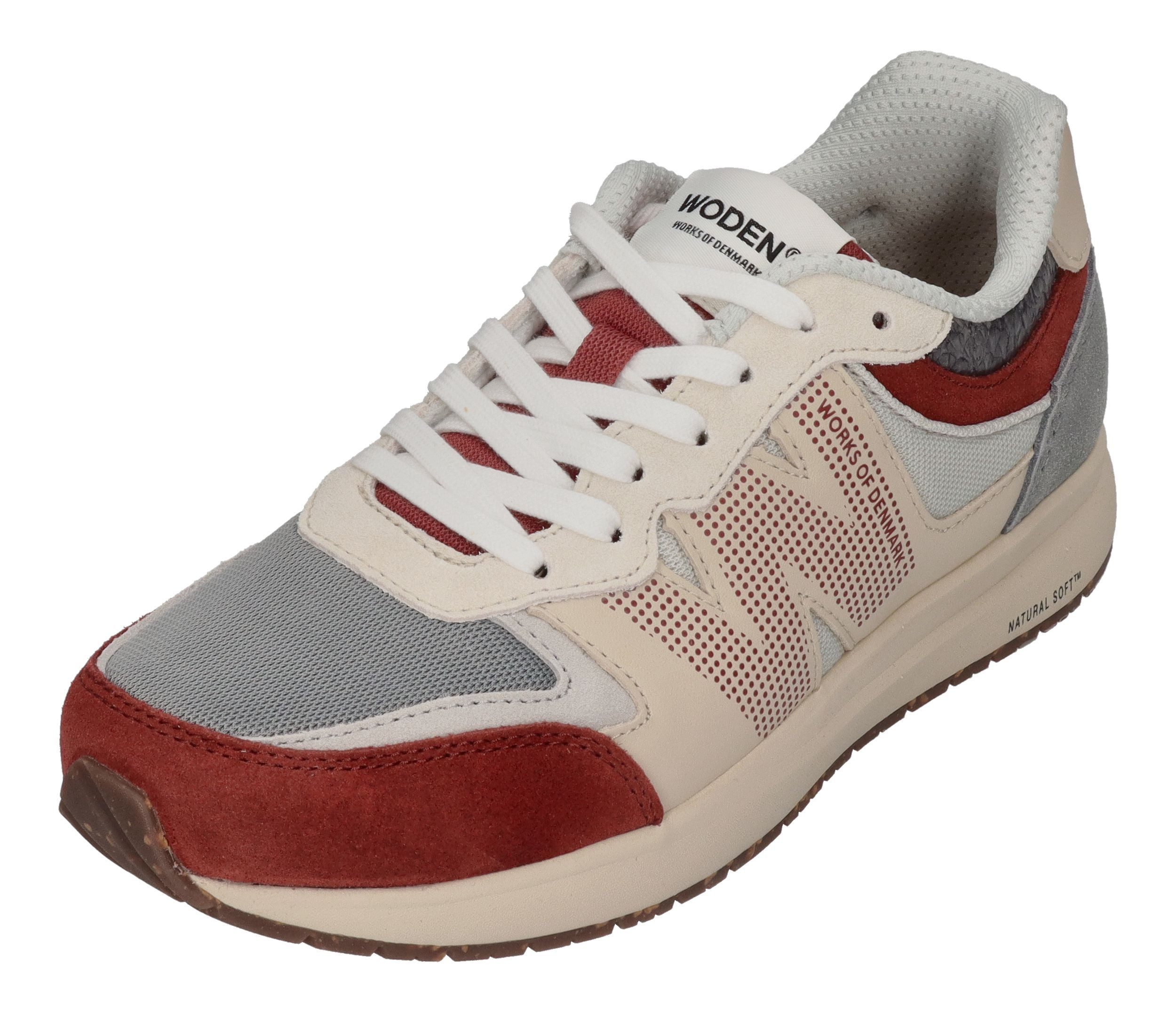 WODEN Rigmor WL593 Sneaker Rust Autumn Grey