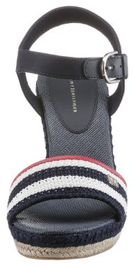 Tommy Hilfiger FEMININE CROCHET HIGH WEDGE High-Heel-Sandalette mit verstellbarer Schnalle