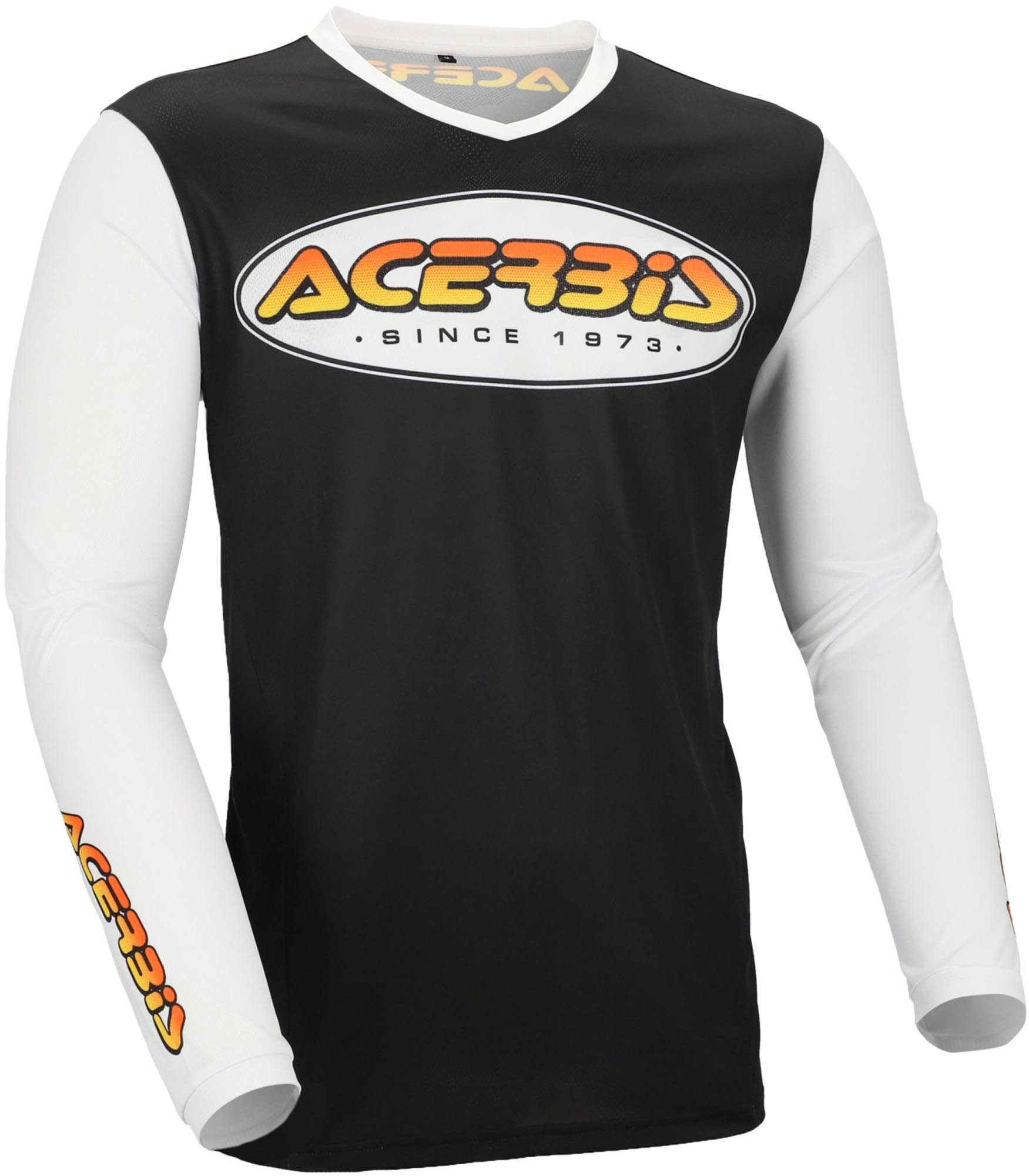 Acerbis Motocross-Shirt MX J-Track Inc 2.0 Retro Motocross Jersey Atmungsaktiv dehnbar