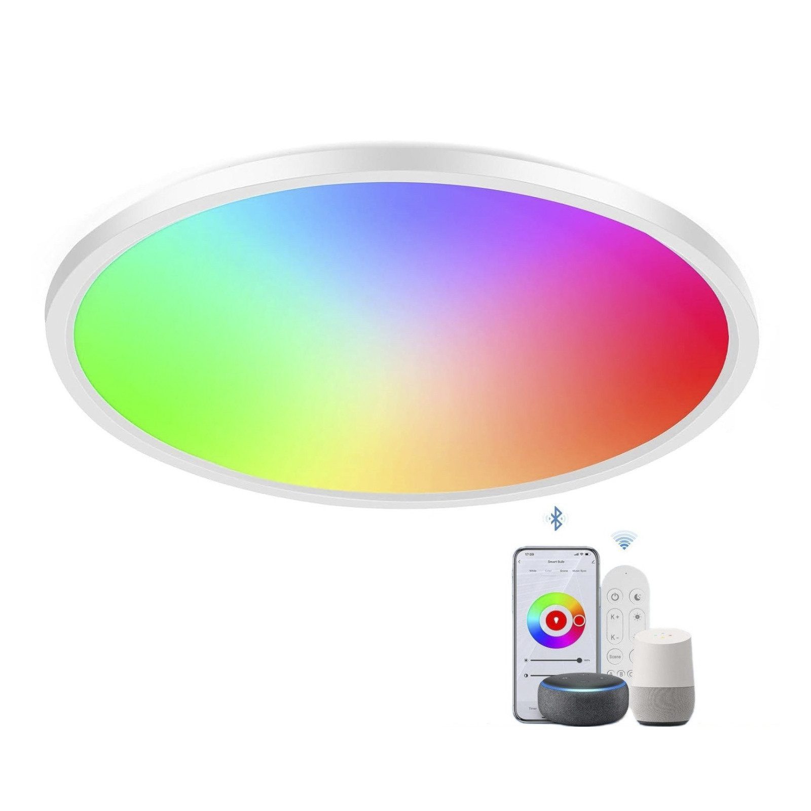 BlingBin LED Deckenleuchte 24W LED Deckenleuchte,Smart günstig online kaufen