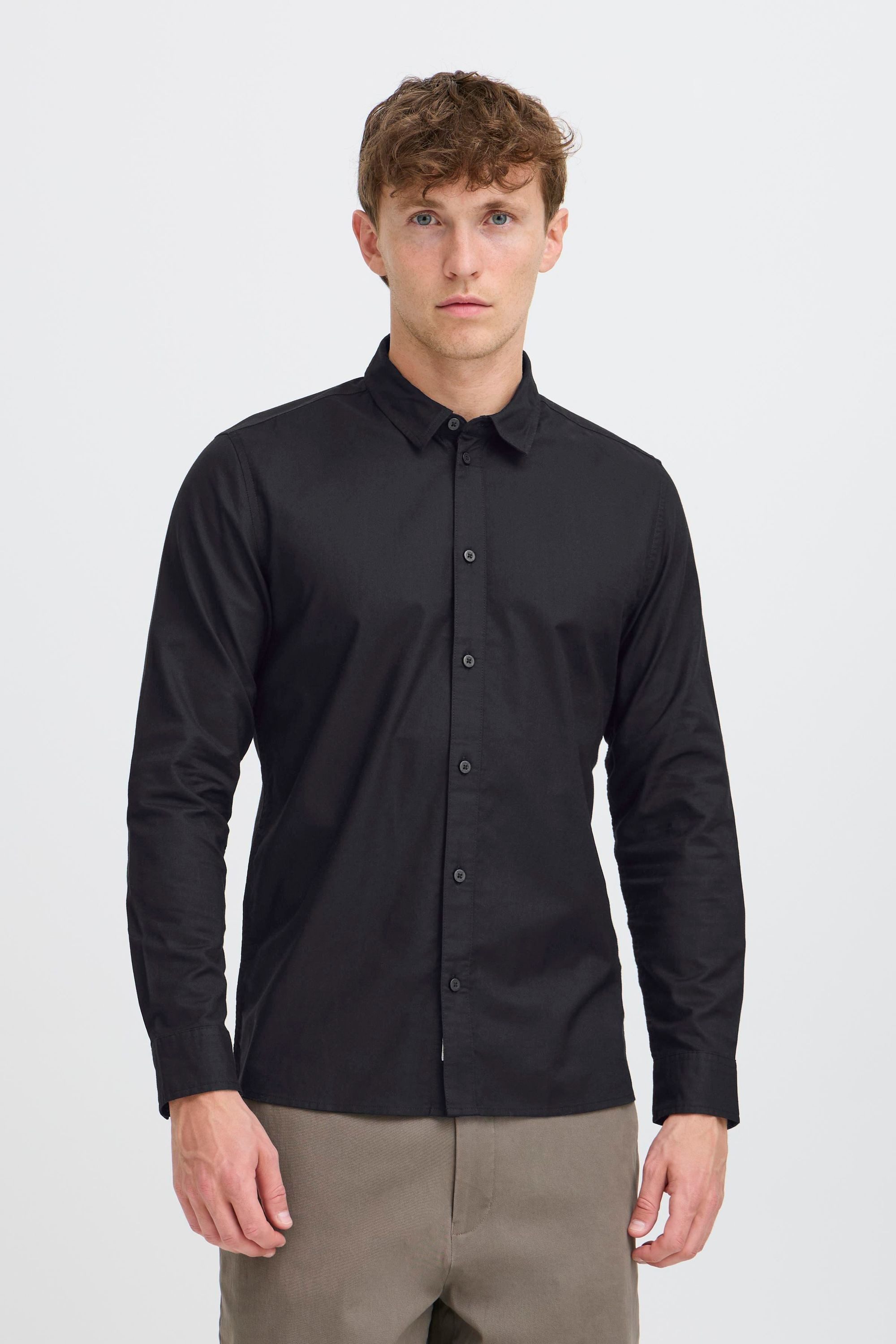 !Solid Langarmhemd SDOLMIN Modisches Langarmhemd aus Baumwollmischung günstig online kaufen