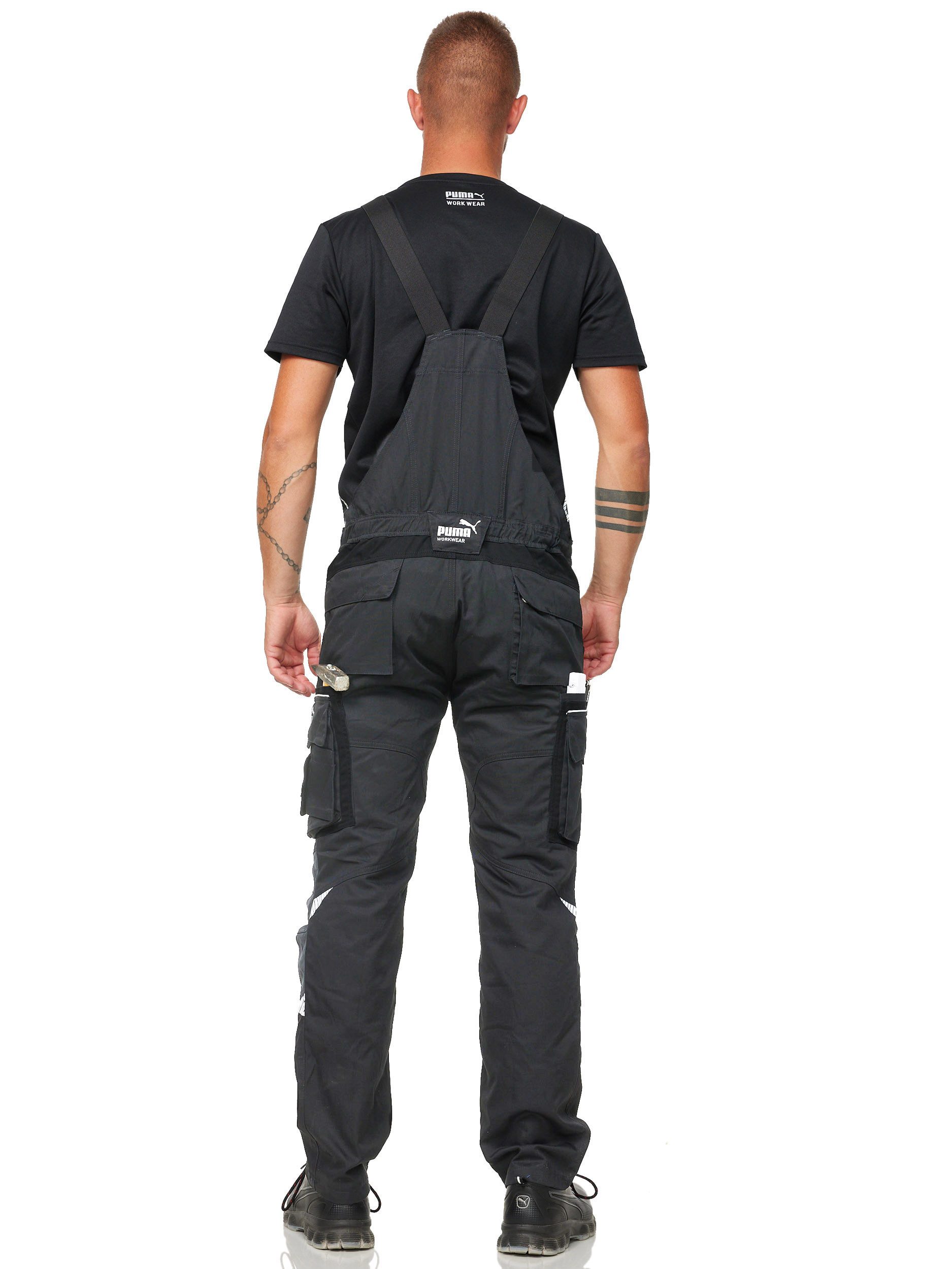 PUMA Workwear Arbeitslatzhose PRECISION X mit vielen Taschen und extra verstärktem Nylon Gewebe für Herren
