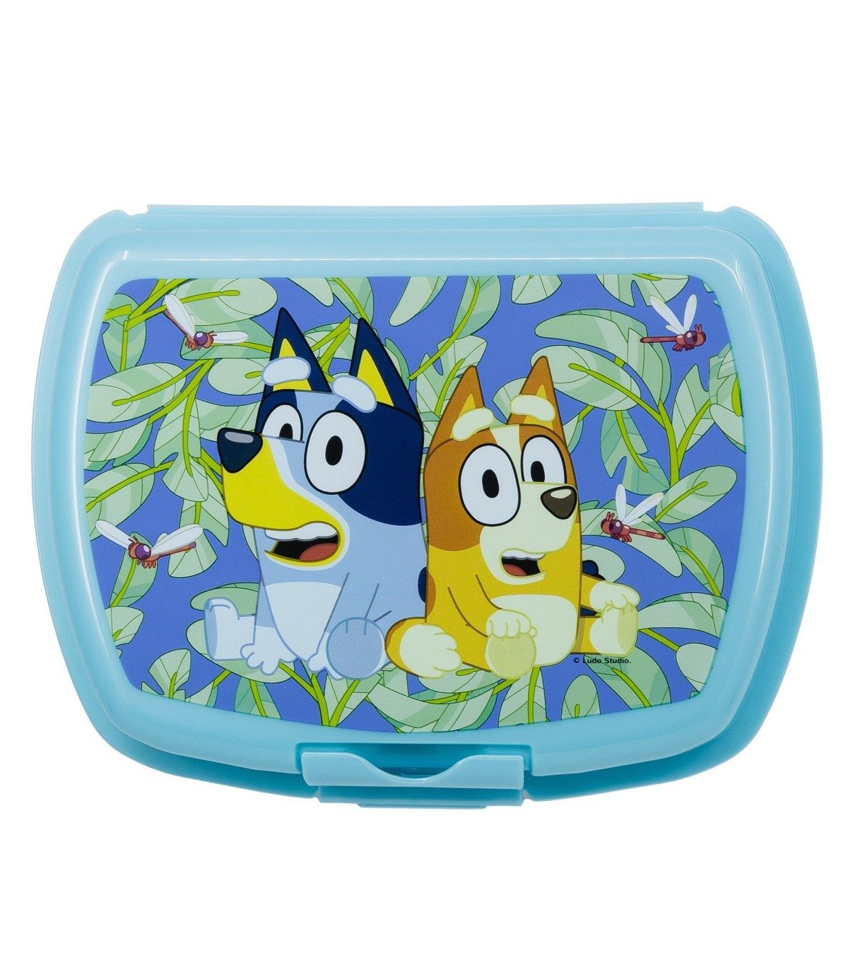 Bluey Lunchbox Kinder Brotdose für unterwegs und Kindergarten, (Packung, 1x Deckel, 1x Schale)