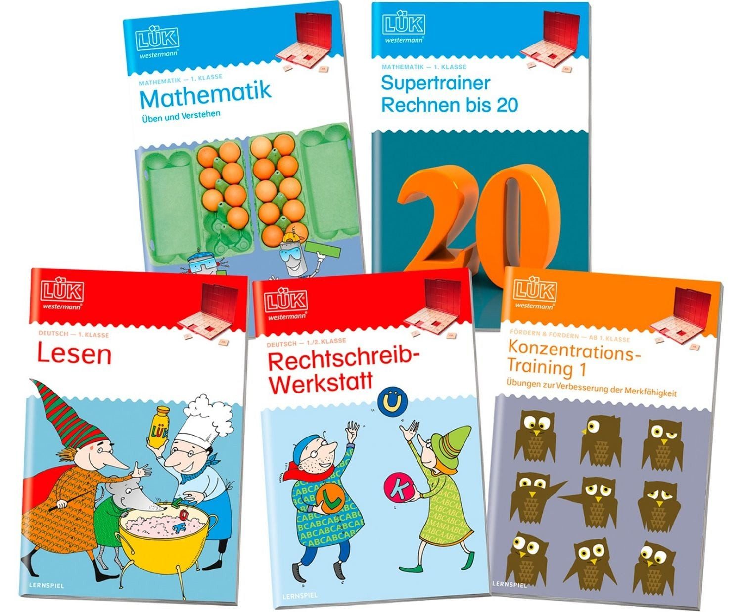 Schulbuch LÜK 1. Klasse Das Lernpaket für Erstklässler diverse