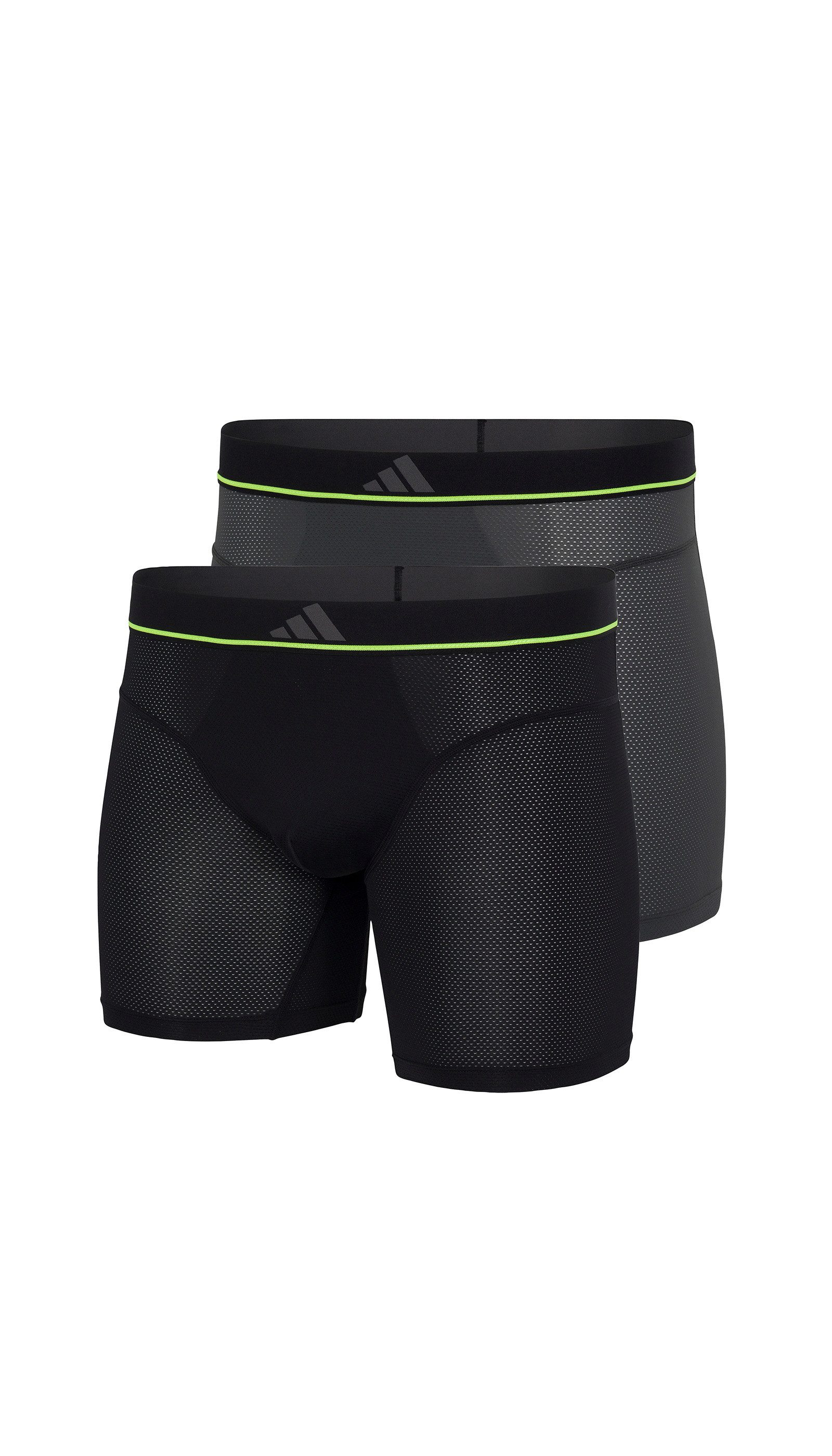 adidas Sportswear Boxer Active Micro Vent (2er Pack) elastischer Bund mit mittig platziertem Logo