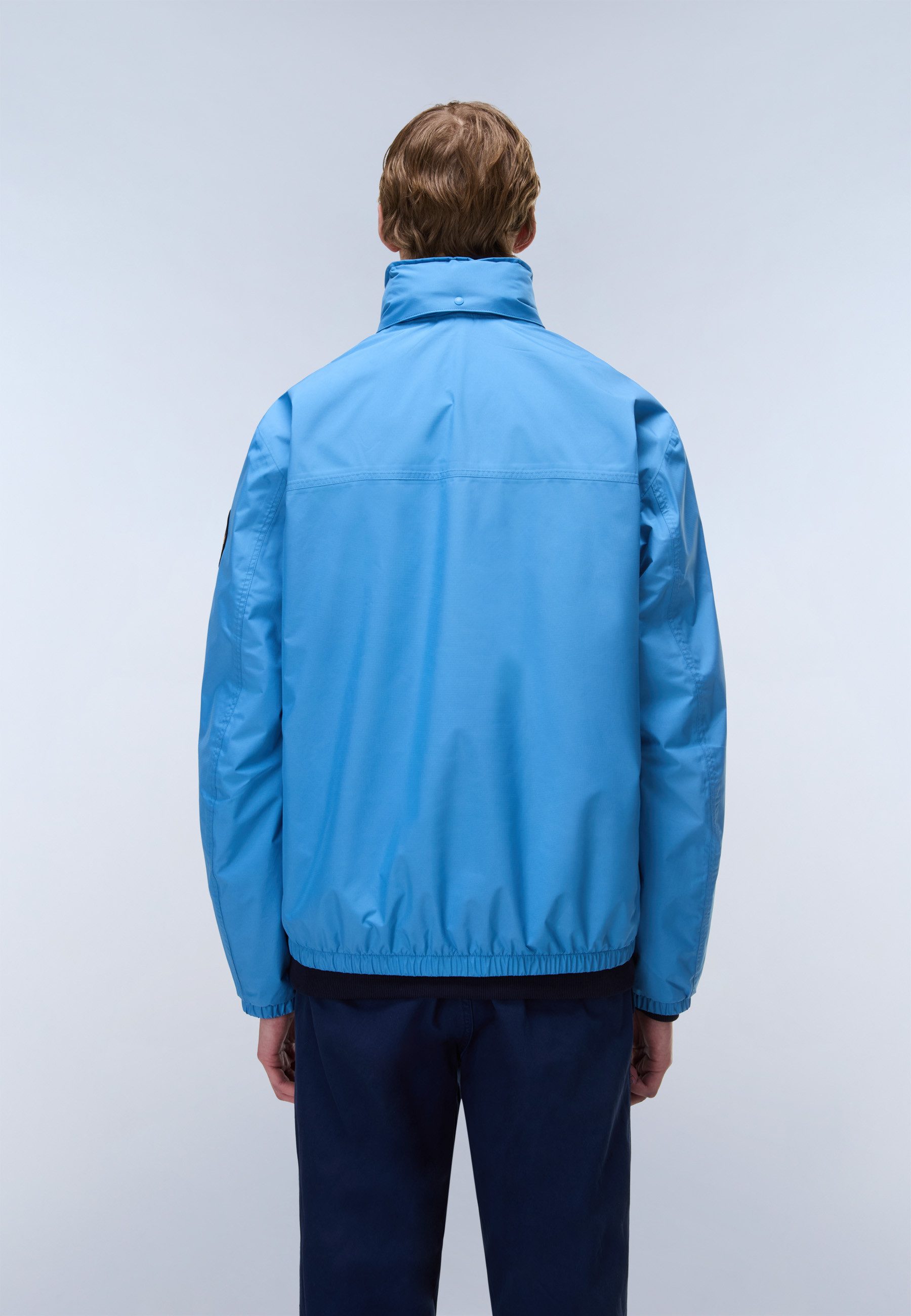 Napapijri Windbreaker mit Reißverschluss, aus Polyester, normaler Schnitt