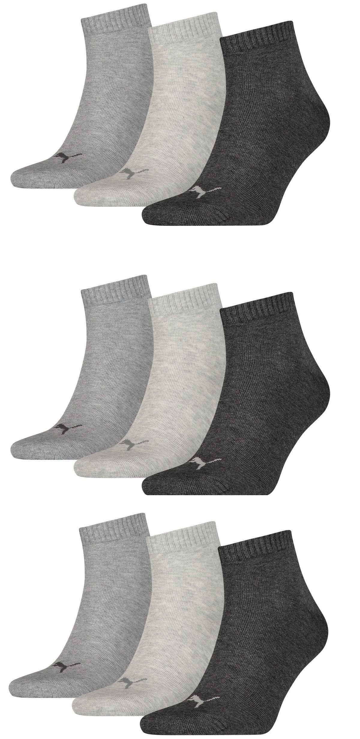 PUMA Sportsocken Puma Quarter Socken Sport im 9er Pack günstig online kaufen