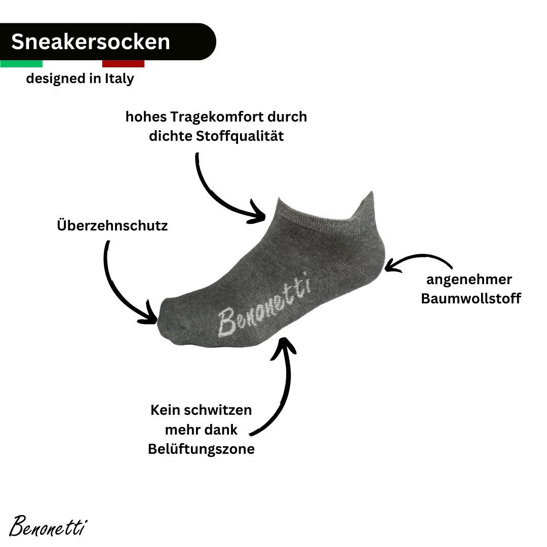 Benonetti Sneakersocken Kurzsocken - kurze Socken günstig online kaufen
