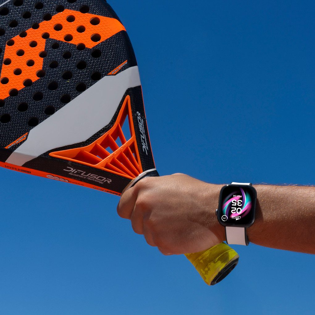 Lotus Smartwatch Smartwatch, Armbanduhr,Herrenuhr,Bluetooth,Steuerung der Smartphone-Kamera,Wecker