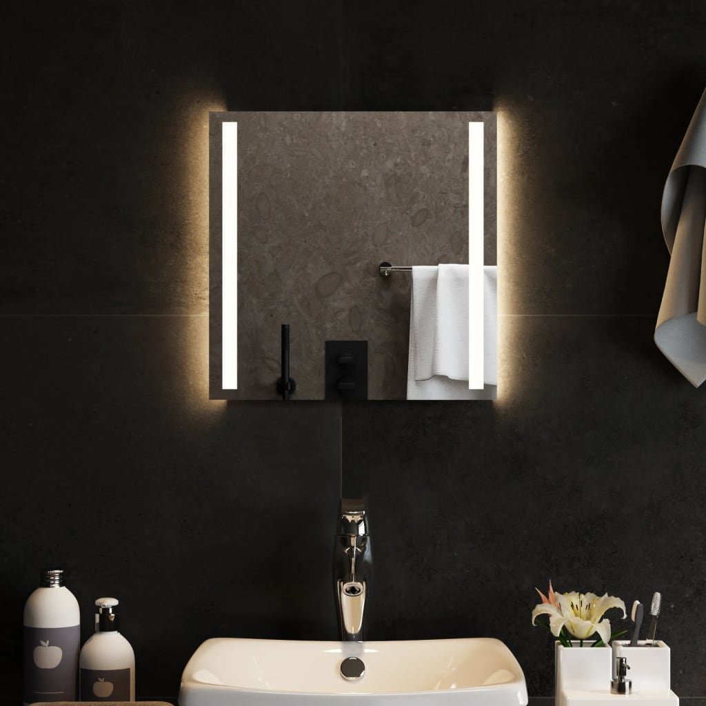 Wandspiegel LED-Badspiegel 40x40 cm furnicato