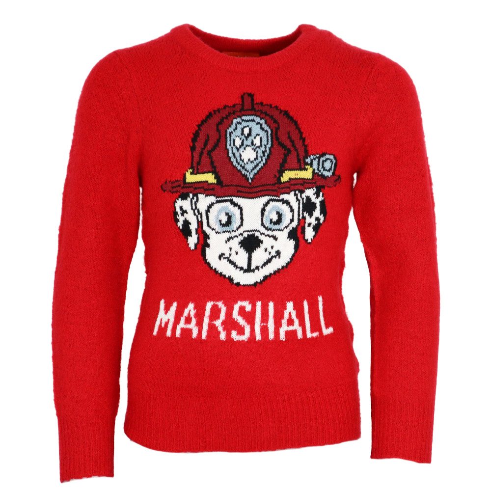 Sweater Paw Patrol Marshall Kinder Jungen Strick Pullover Gr. 98 bis 128