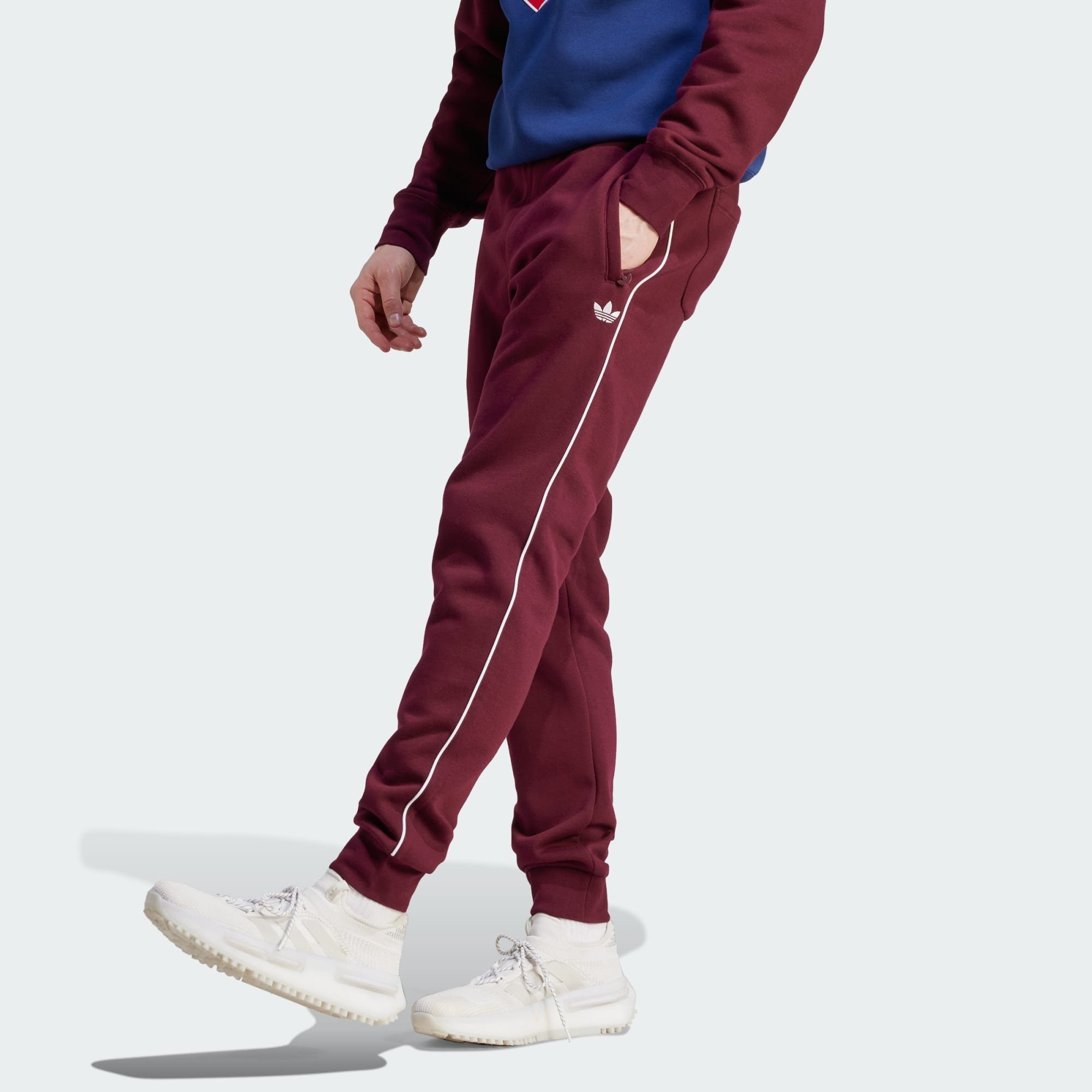 Maroon JOGGINGHOSE SEASONAL Originals adidas Jogginghose ARCHIVE ADICOLOR