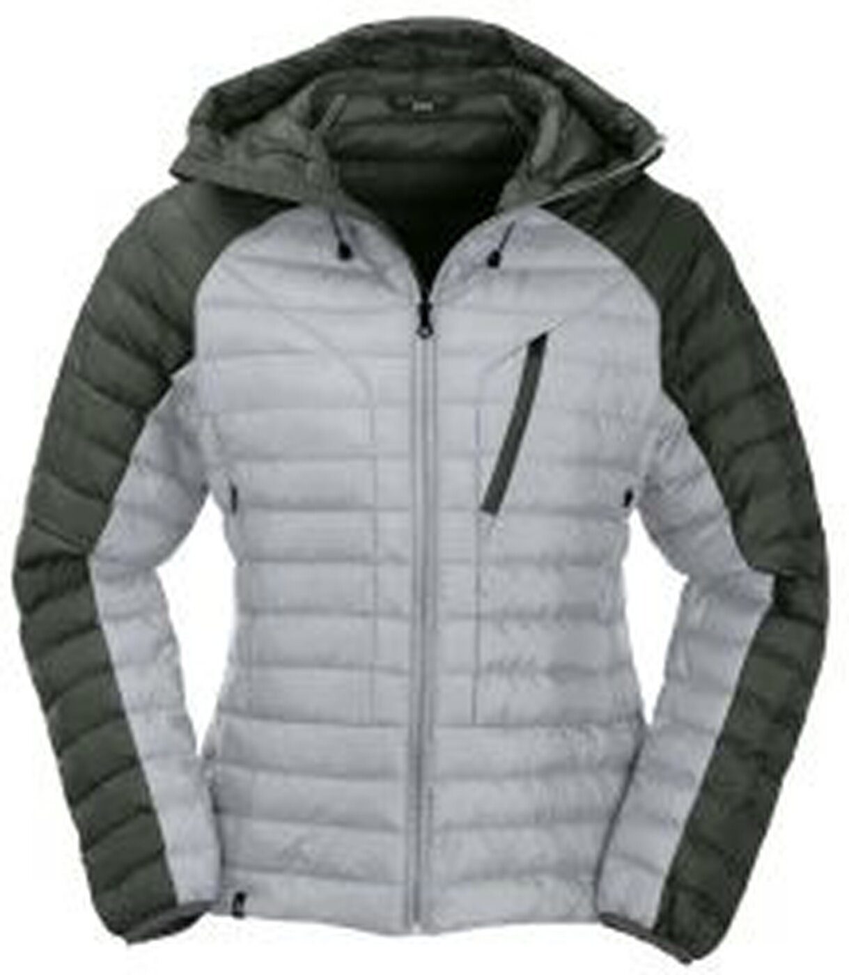 Maul Outdoorjacke Annaberg - Steppjacke + Kapuze hellgrau