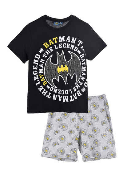 Batman Shorty Dark Knight Kinder Jungen Pyjama kurzarm Schlaf-Set (2 tlg)