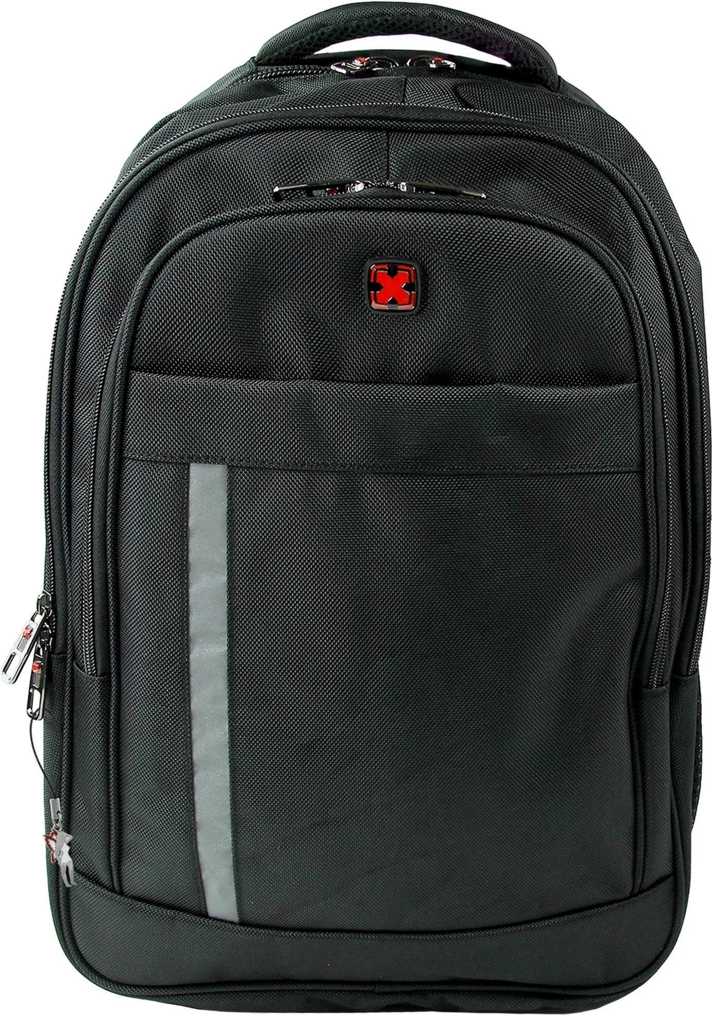 Travel N Meet Reisetasche Travel N Meet Laptoprucksack, Rucksack (Freizeitrucksack), Herren Freizeitrucksack Polyester, schwarz ca. 54cm hoch