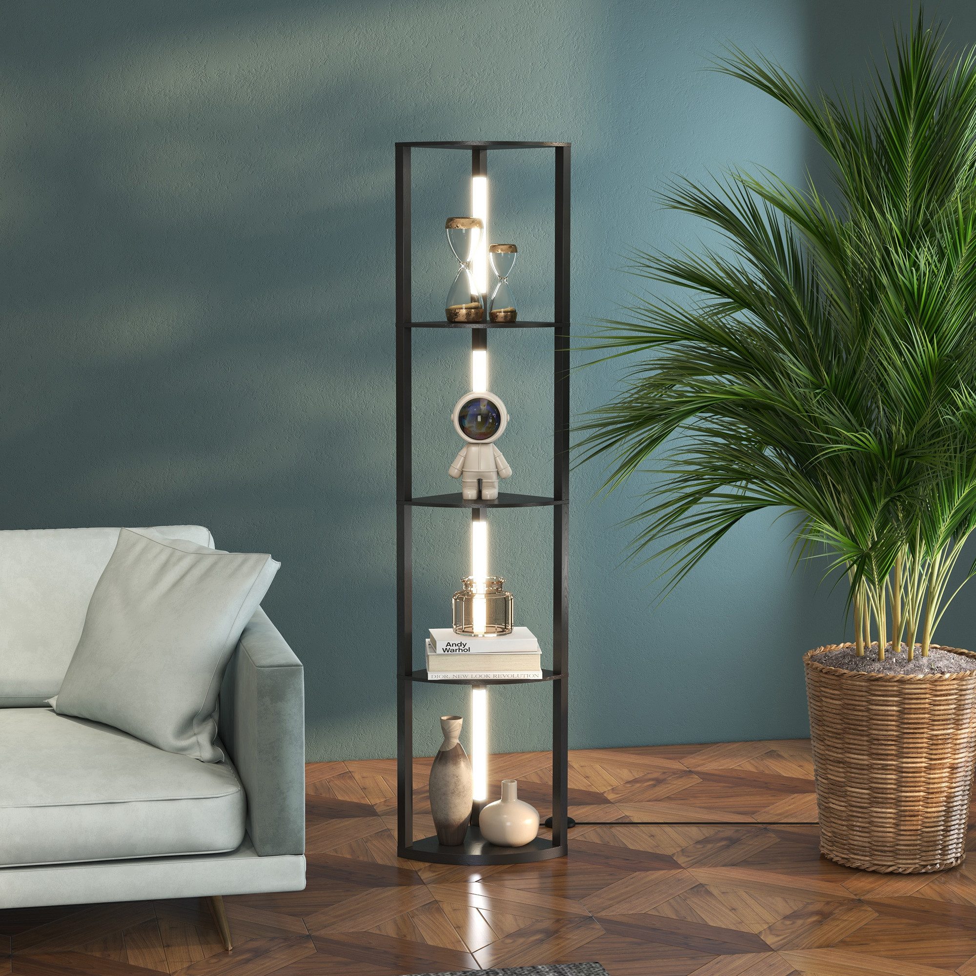 Novzep LED Stehlampe LED Standleuchte, Eckregal, günstig online kaufen
