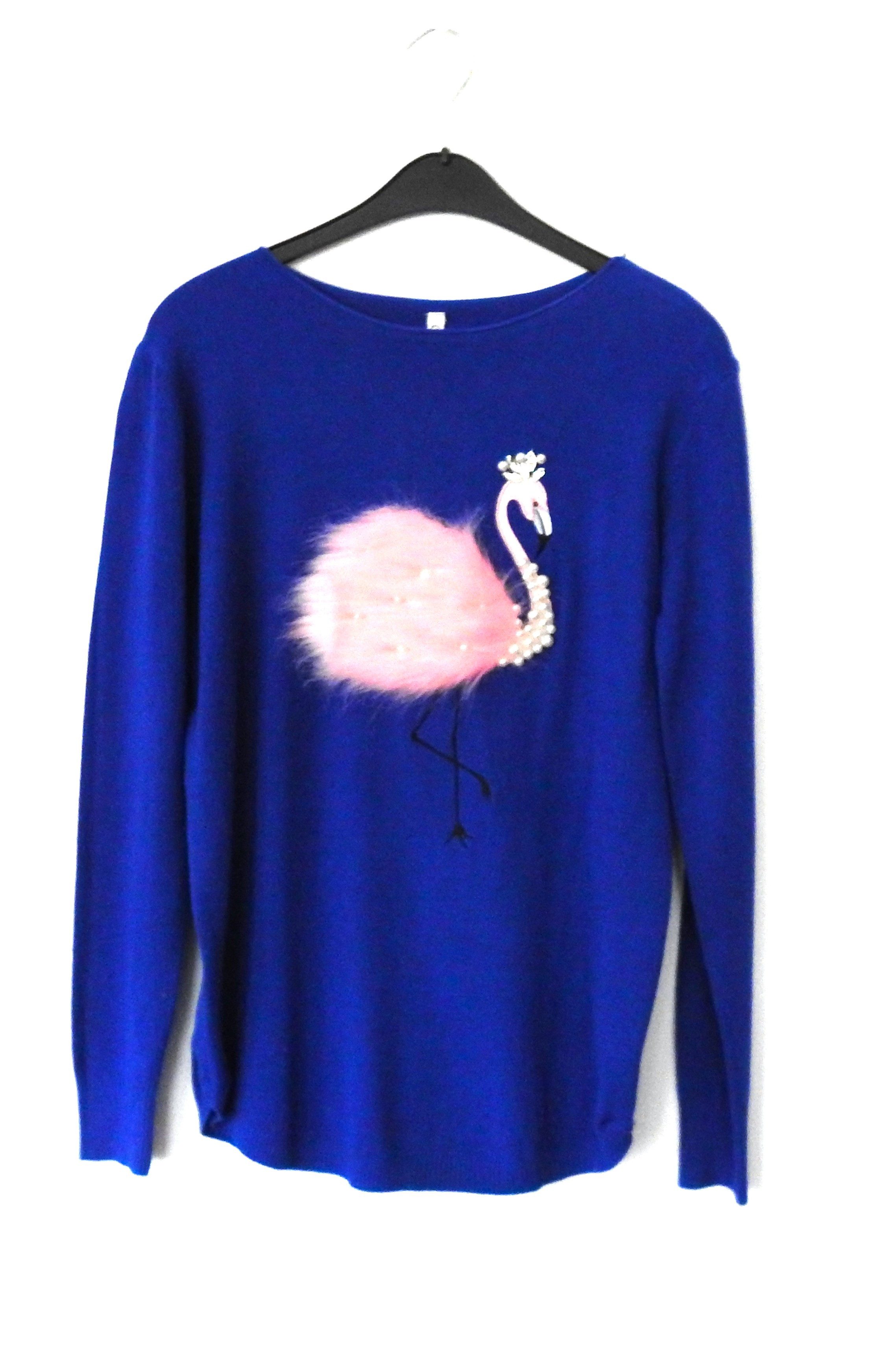 Italy Moda Strickpullover Schwan