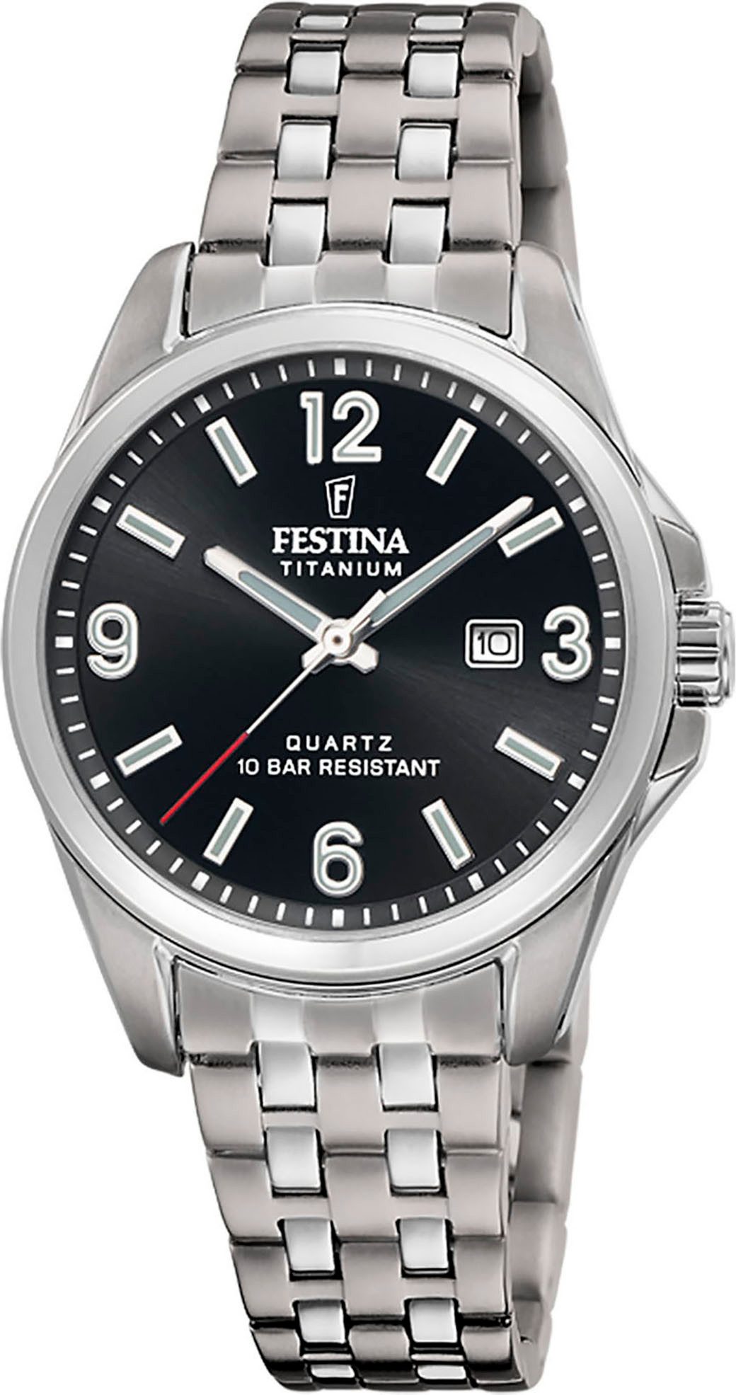 Festina Quarzuhr Calendario Titanium F20697/3, Armbanduhr, günstig online kaufen
