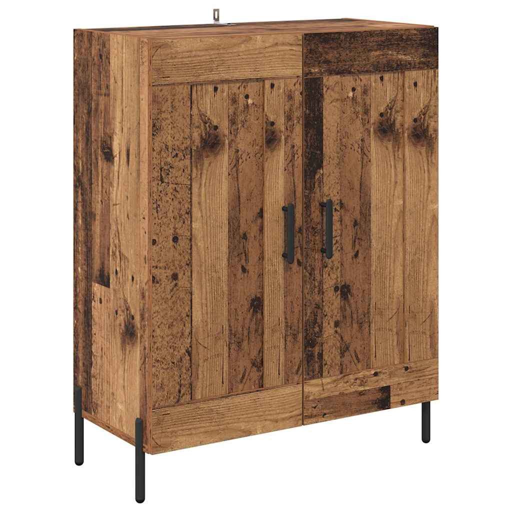 vidaXL Sideboard Sideboard Altholz 69,5 x 34 x 90 cm Verbundholz und Eisen (1 St)