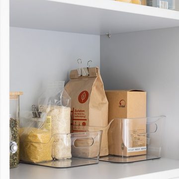 Navaris Vorratsdose, Kunststoff, Kühlschrank Organizer - Aufbewahrungsboxen aus Kunststoff