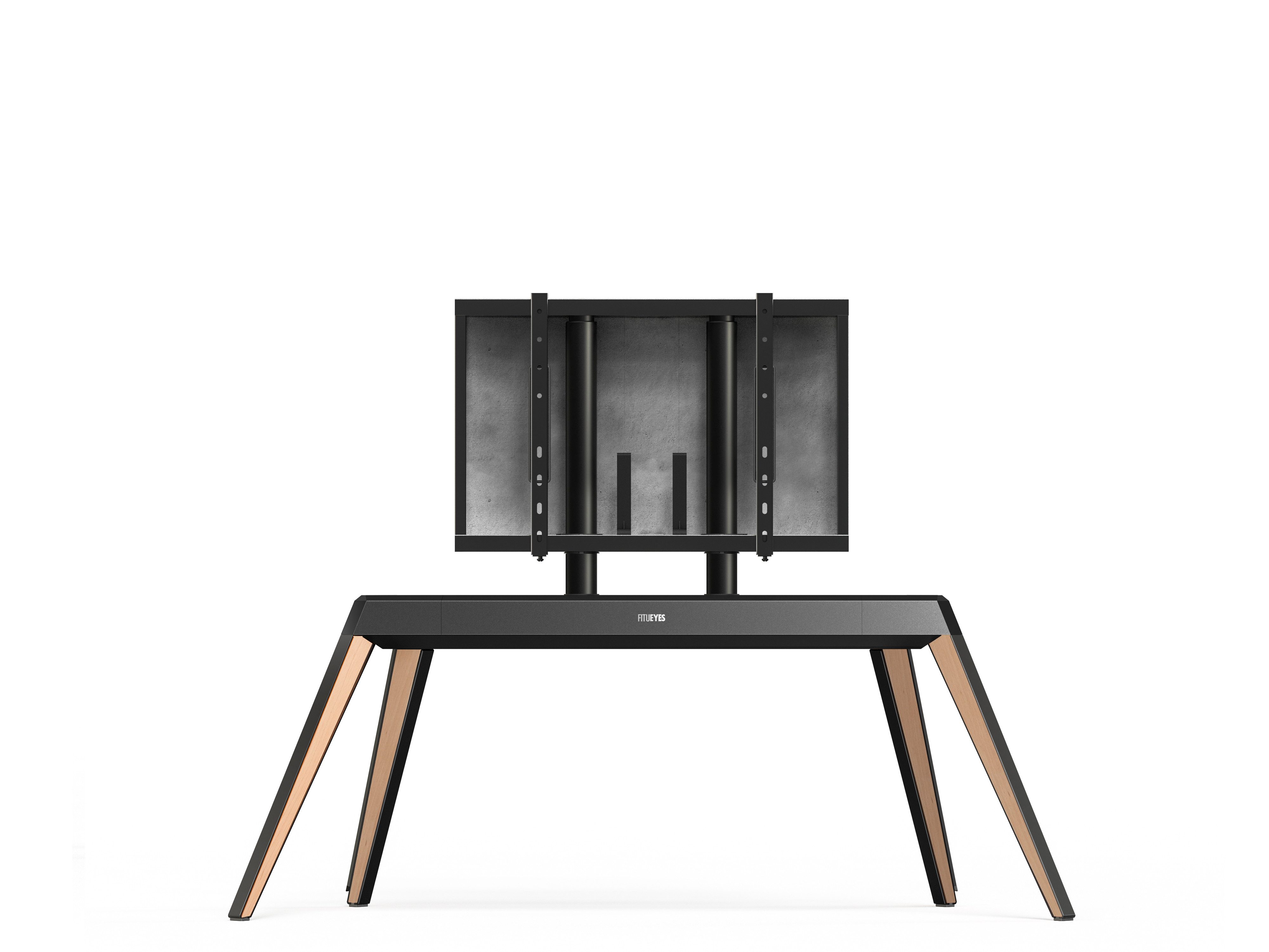 FITUEYES TV-Ständer, (bis 88,00 Zoll, TV Stand im Staffelei Design)