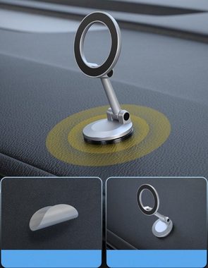 XDeer Handyhalterung Auto Magnet Kompatibel mit MagSafe Autohalterung Handy-Halterung, (Magnet KFZ handyhalterung 3M Kleber für iPhone 14 13 12)