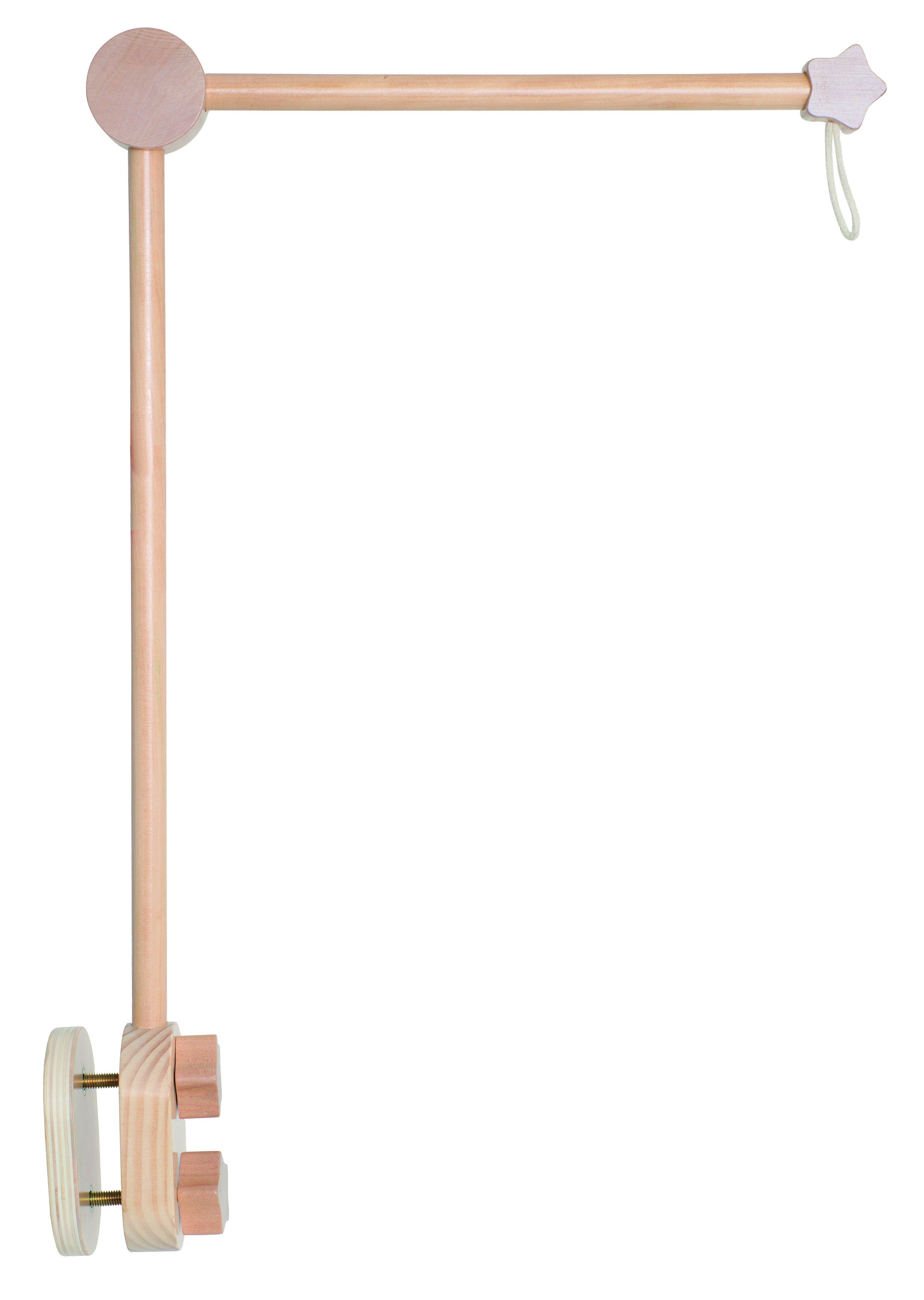 Mobile Arm, Mobilehalterung aus Holz