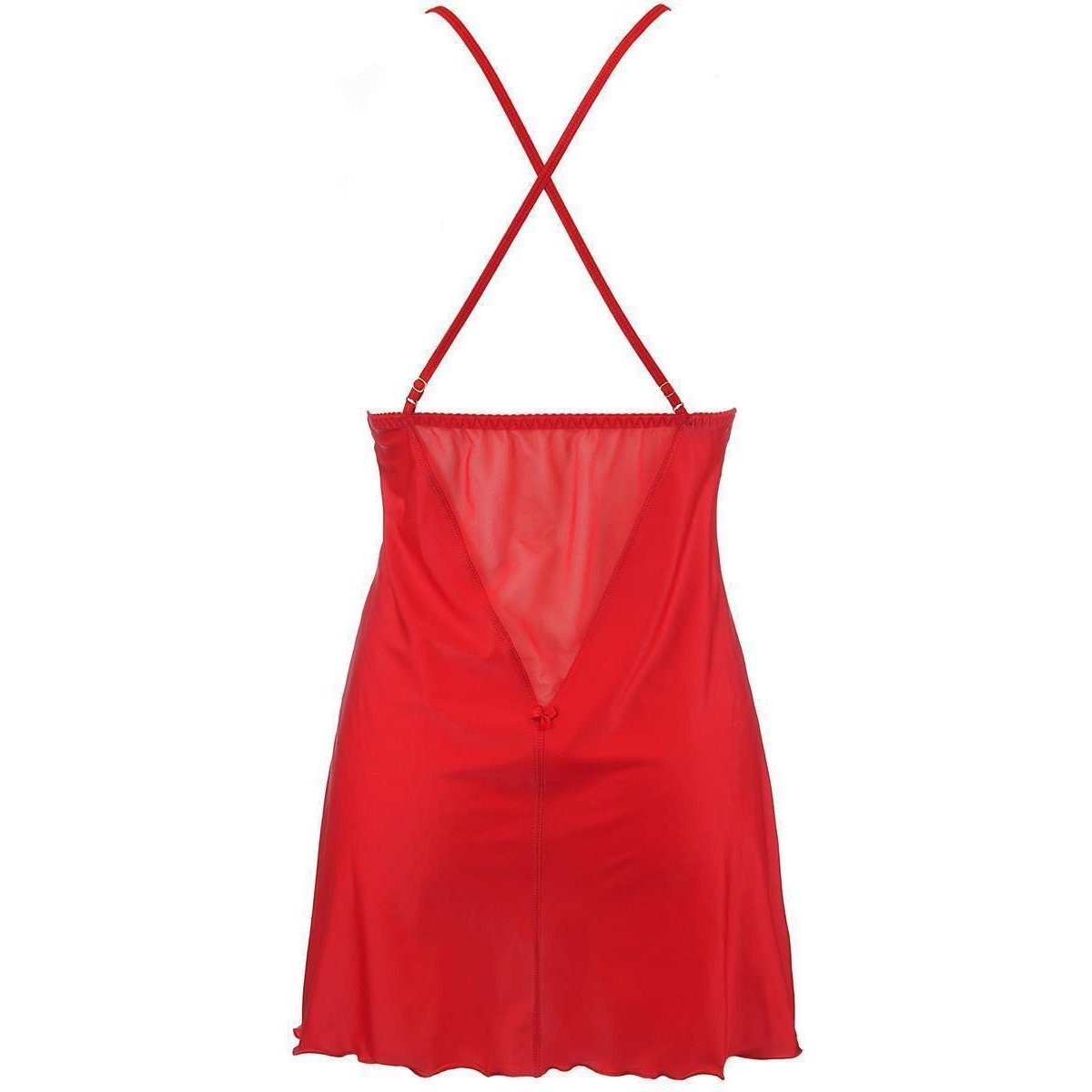 Axami Nachthemd red V-10469 & string babydoll - (L,M,S,XL)