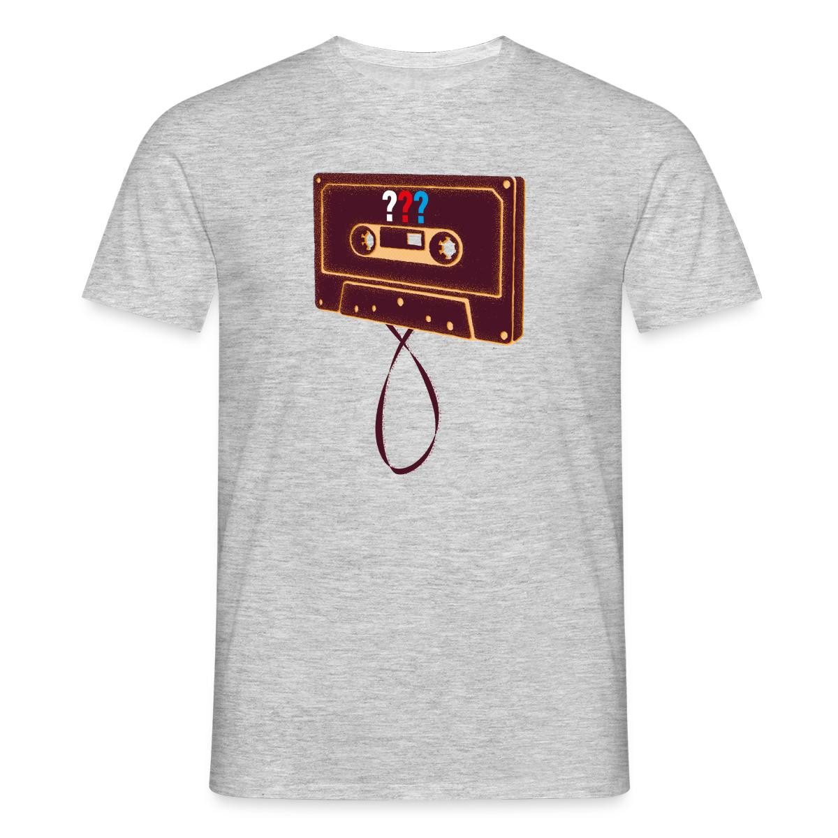 T-Shirt Die Drei Fragezeichen Kassette Männer T-Shirt