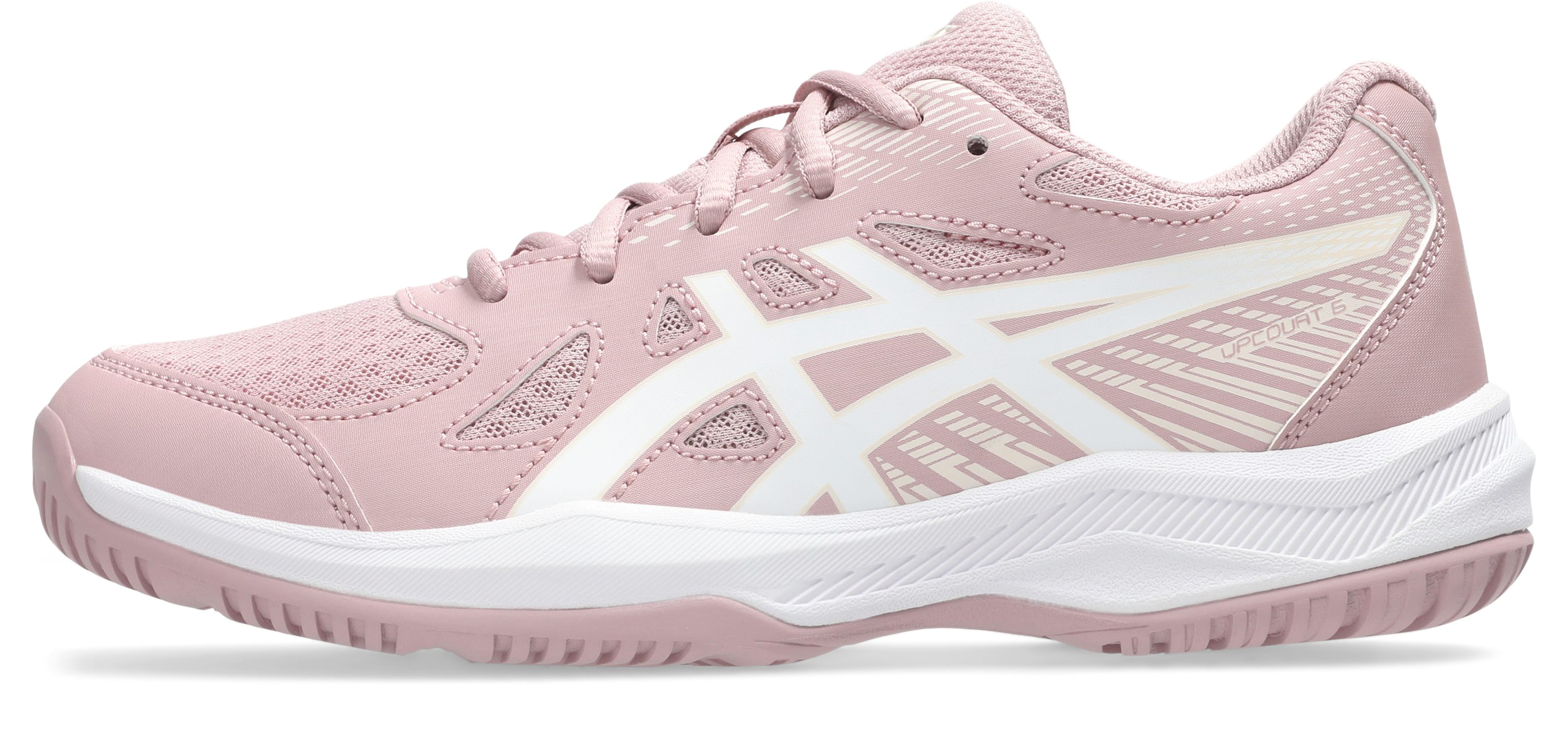 Asics UPCOURT 6 GS Hallenschuh geeignet für Handball&Volleyball, Indoorschuh, nicht abfärbende Sohle