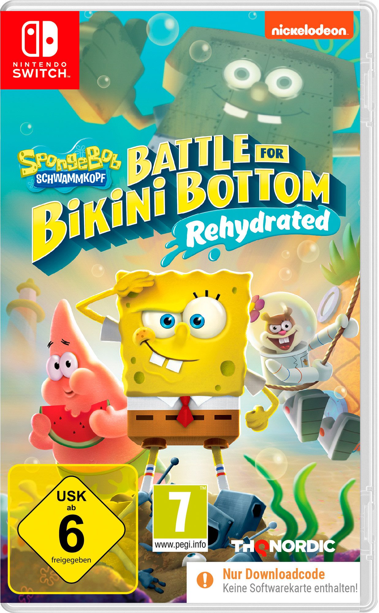 SpongeBob SquarePants: Battle for Bikini Bottom - Rehydrated (Code in a Box), Nintendo Switch, Code in a Box
