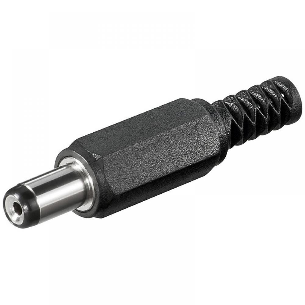 Goobay DC-Stecker / Hohlstecker 5,5x1,7 mm mit Knickschutz - Lötmontage ...