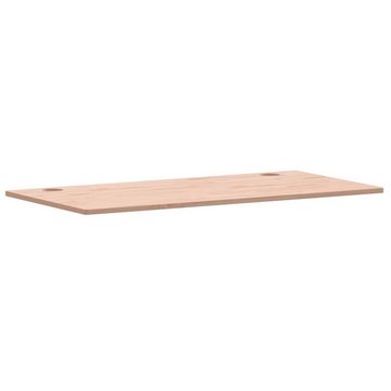 vidaXL Schreibtisch Schreibtischplatte 100x50x1,5 cm Massivholz Buche Arbeitsplatte Büroti