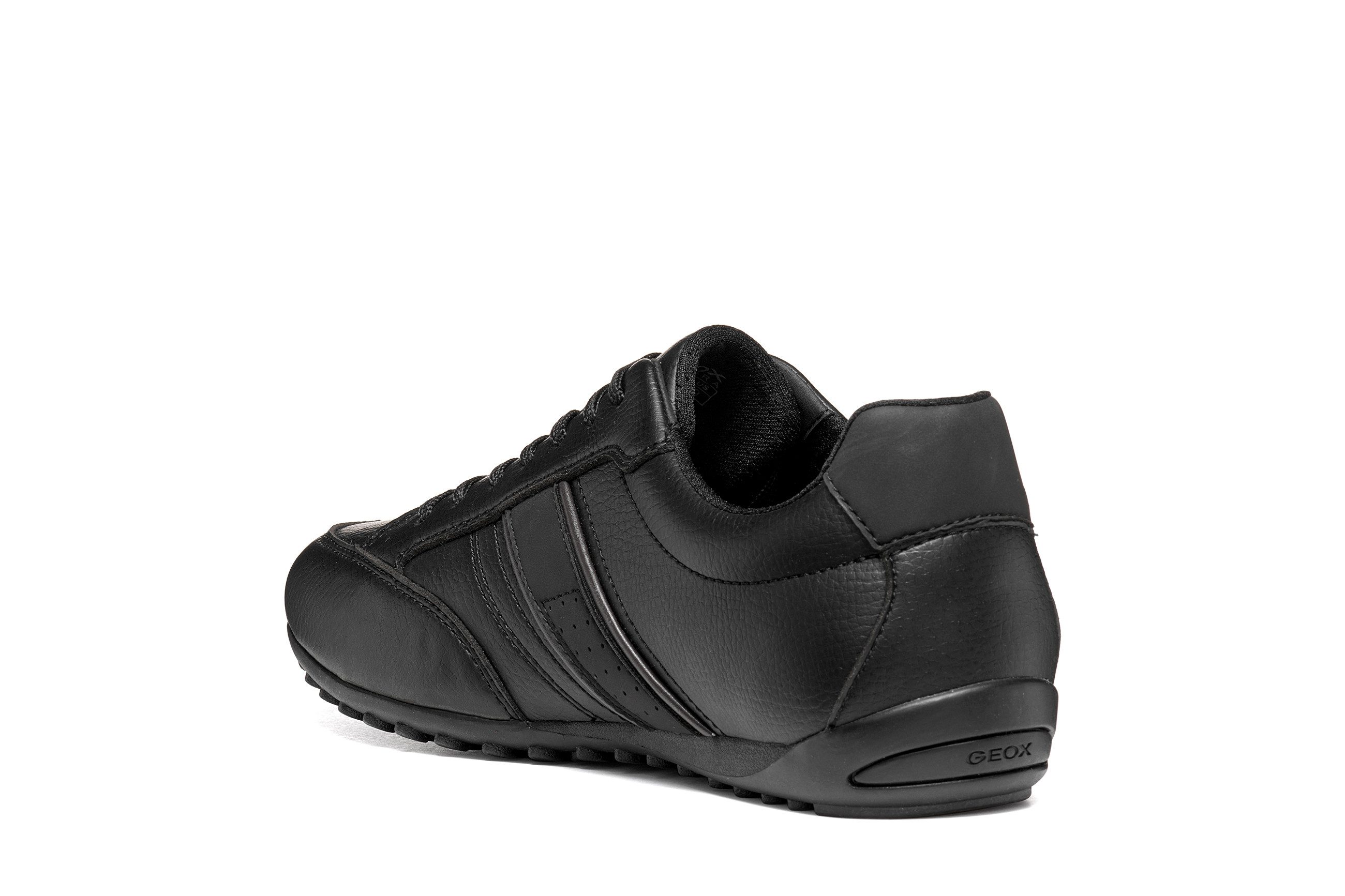 Geox U WELLS Schnürschuh Freizeitschuh, Sneaker, Halbschuh mit seitlicher Logprägung