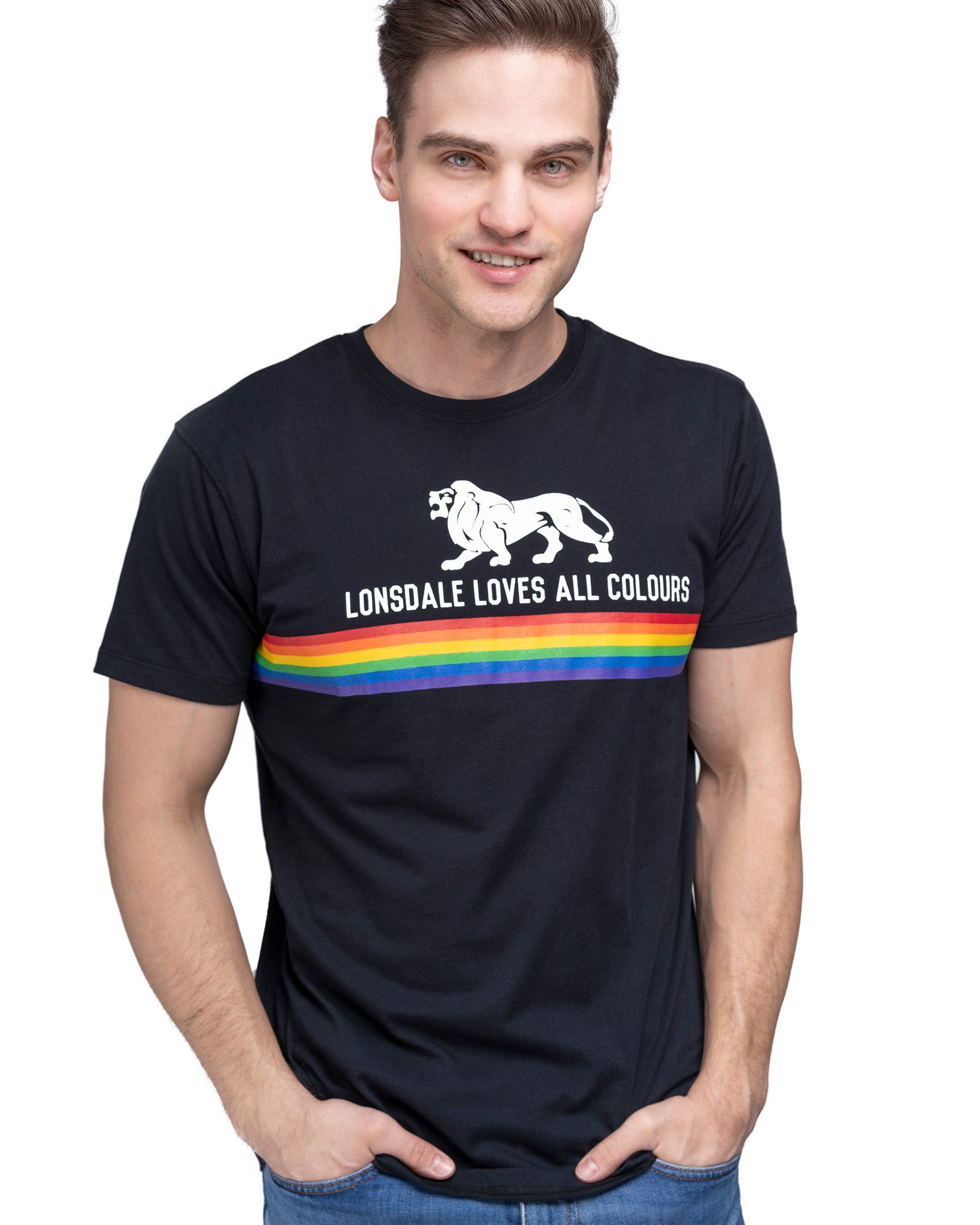 Lonsdale T-Shirt Nelson (Packung, 1-tlg., 1er-Pack) aus Baumwolle günstig online kaufen