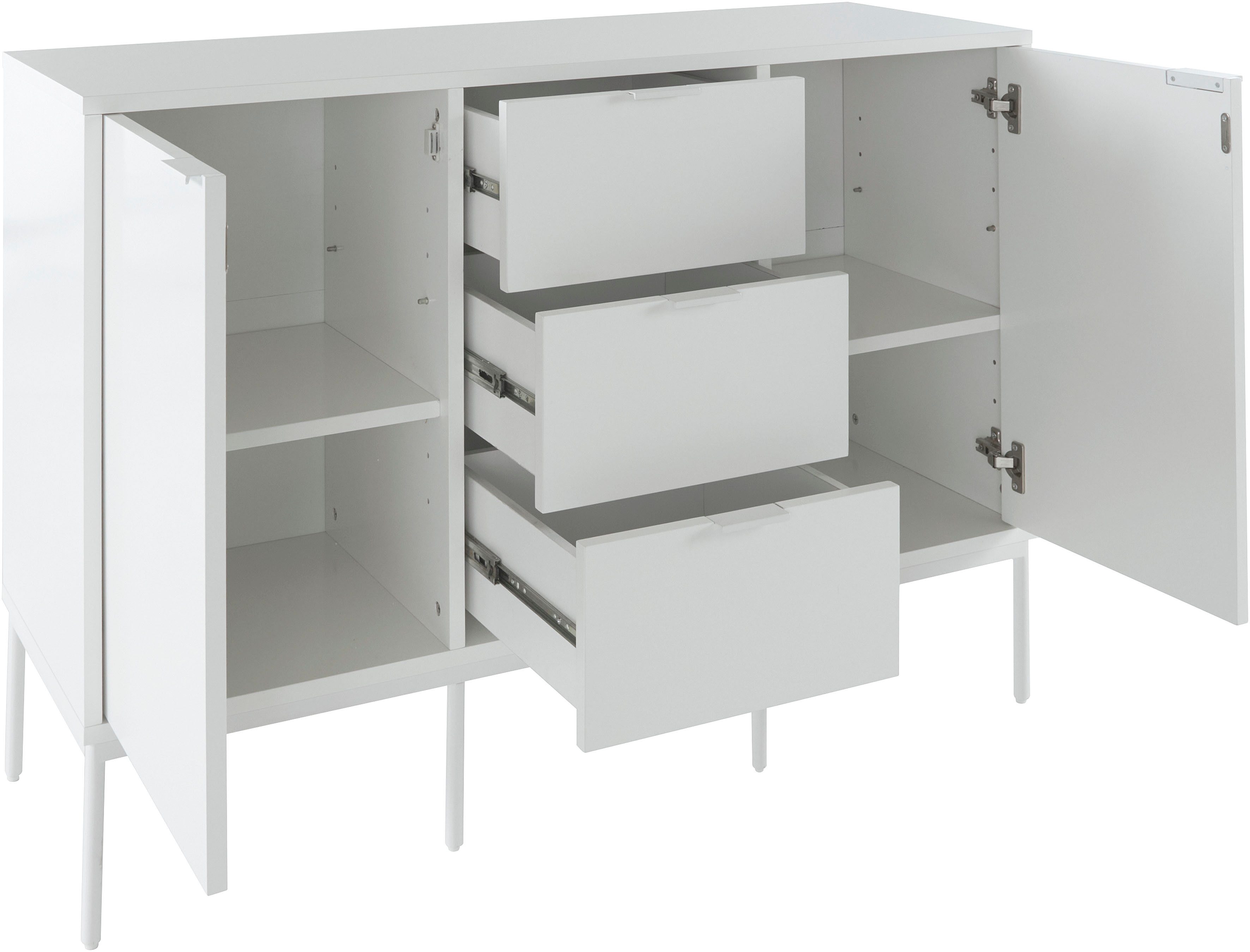 s.Oliver Sideboard Kallby (1 St), lackiertes MDF, Soft-Close Funktion, Breite 120 cm