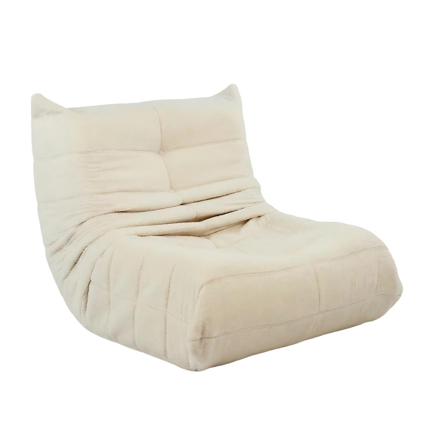 Happy Home Sofa Sitzsack Erwachsene Flauschiger Bodensessel Bodenstuhl Lounge Sofa