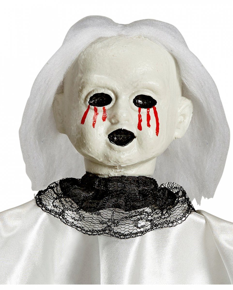 Horror-Shop Dekofigur Hallowe als Spooky Gruselpuppe 50cm Hängefigur als