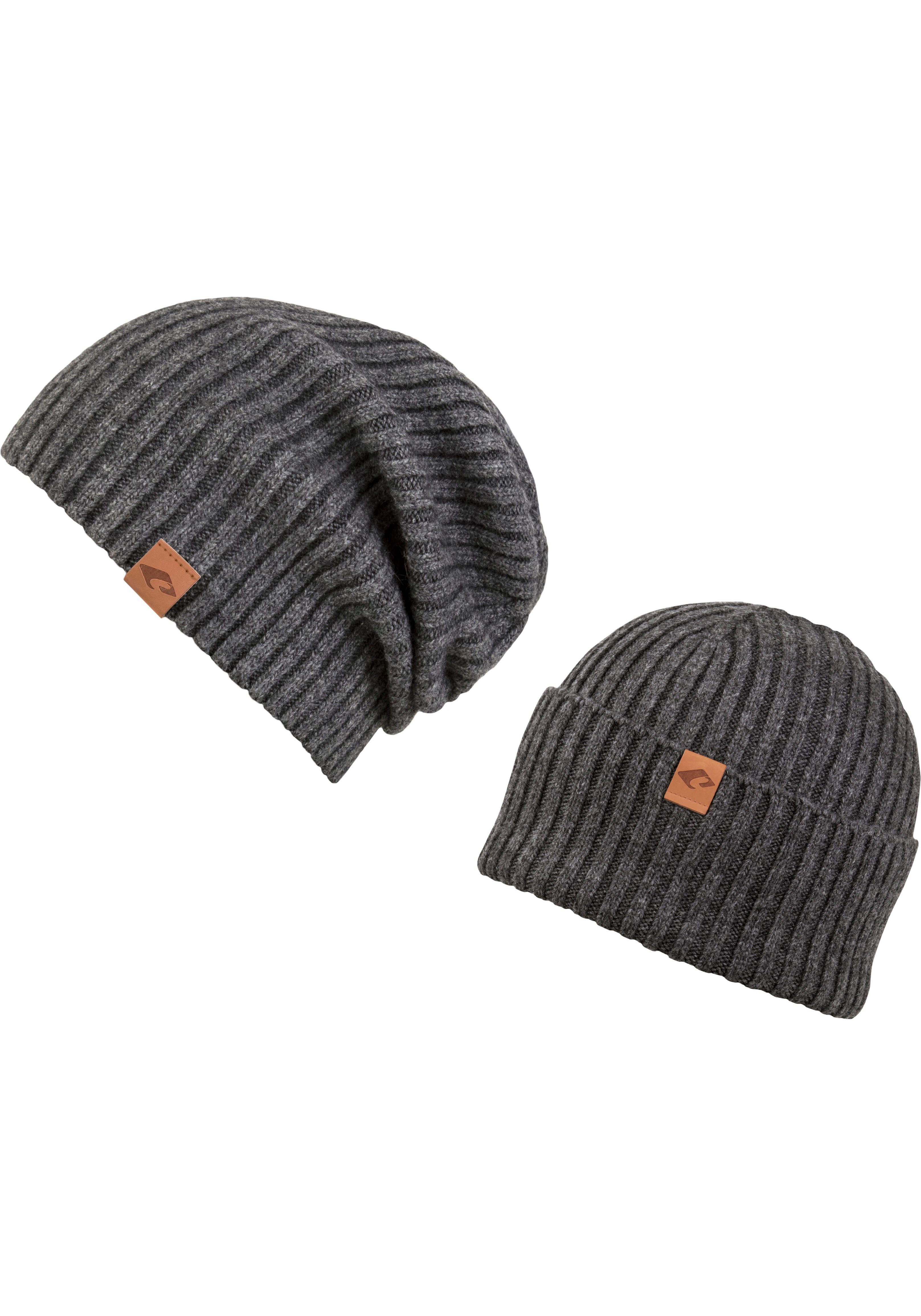 chillouts Beanie Justin Hat mit Chillouts-Logo am Saum