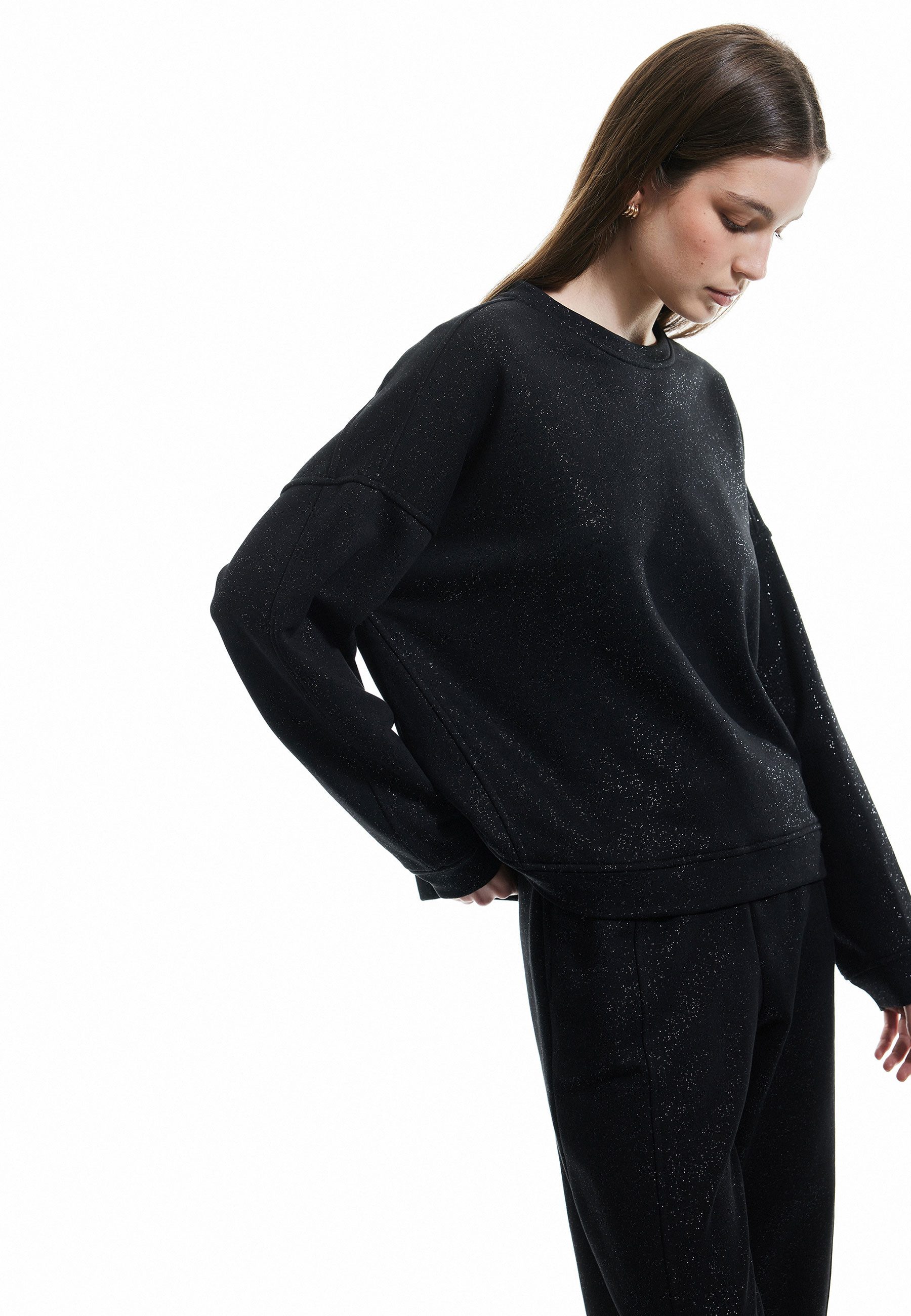 Koton Sweatshirt Rundhalsausschnitt Mit Stoffdetail Sweatshirt