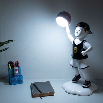 etc-shop Dekolicht, LED-Leuchtmittel fest verbaut, Kaltweiß, Warmweiß, Neutralweiß, Tageslichtweiß, LED Nacht Tisch Leuchte Kinder Zimmer Beleuchtung TOUCH Basketballer