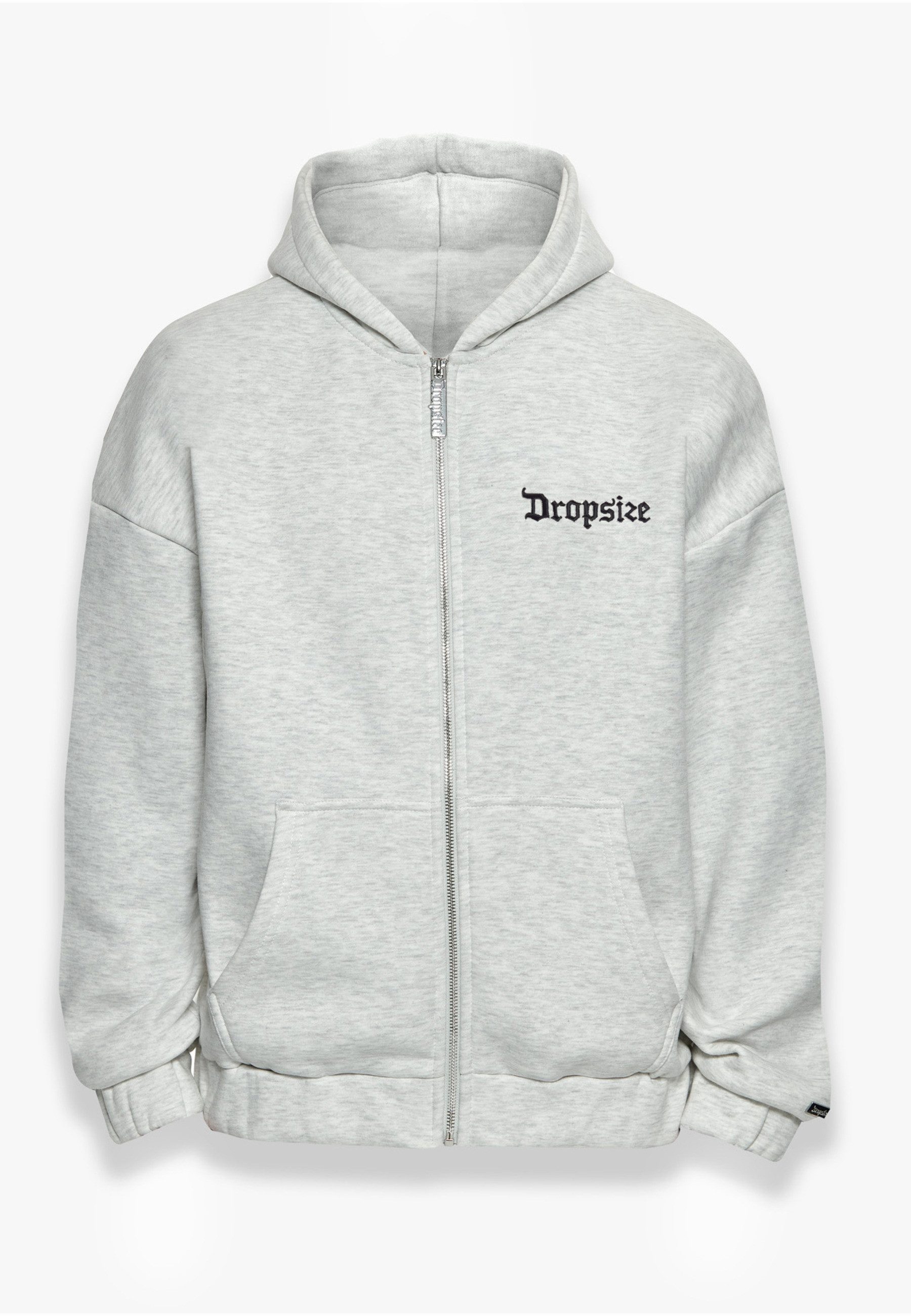 Dropsize Sweater Dropsize Herren Dropsize Super Heavy Oversized Zip Hoodie günstig online kaufen