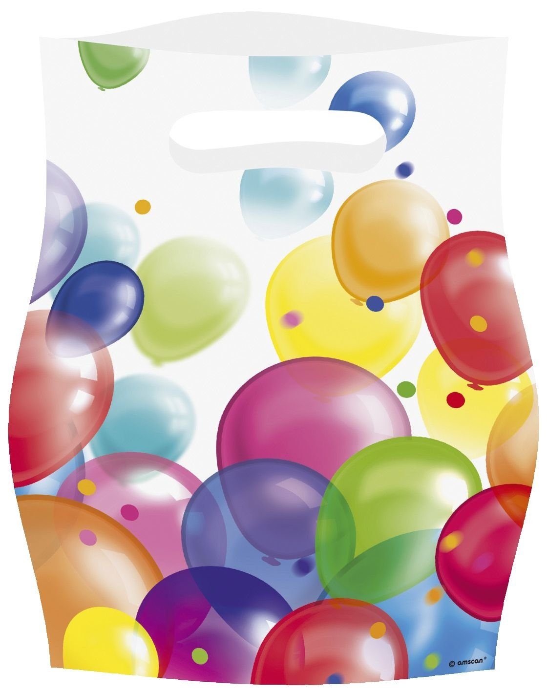 8 Amscan Klemmen - Stück Balloon Partytüte