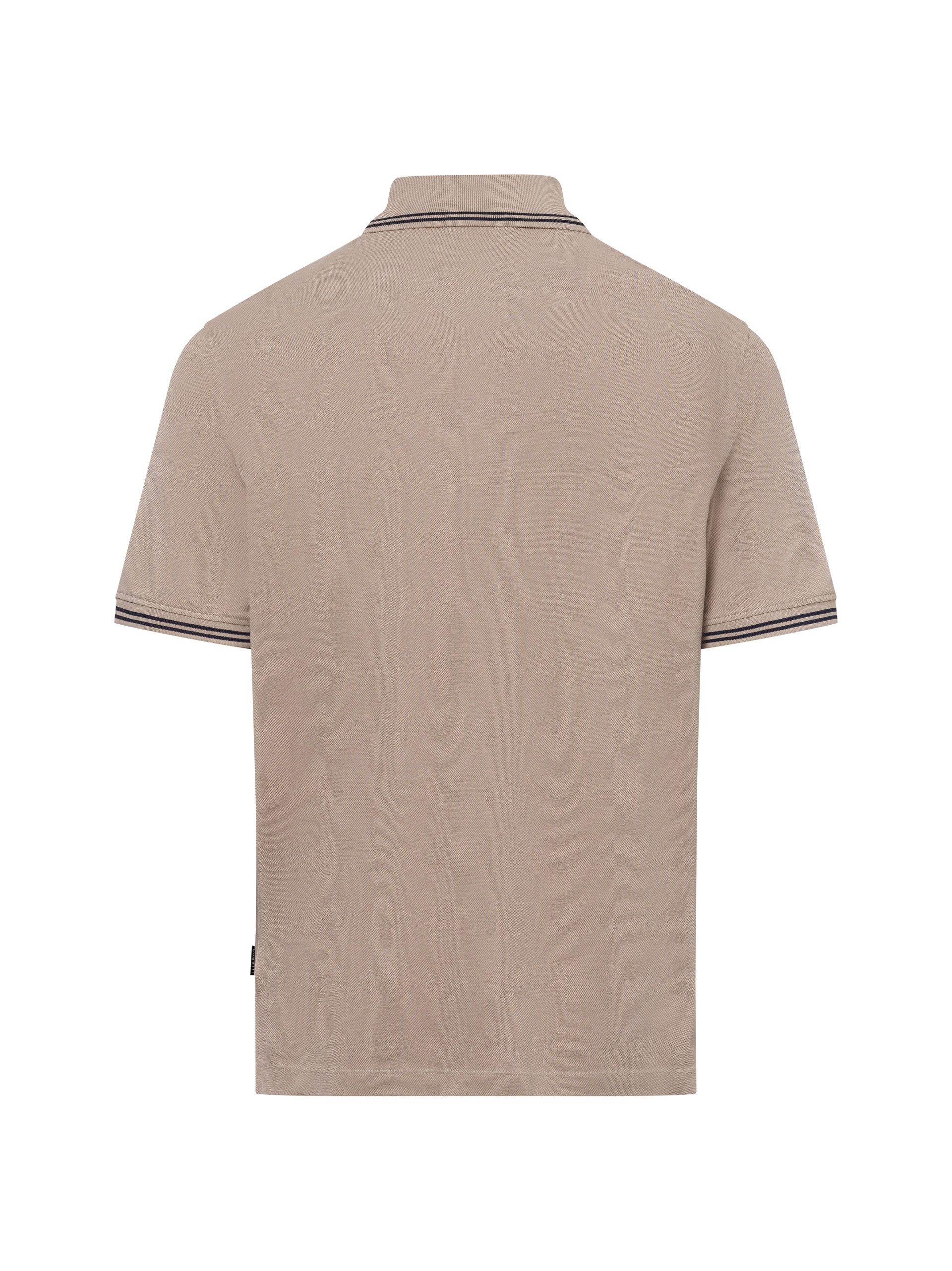 bugatti Poloshirt mit Kontraststreifen und Bruststickerei günstig online kaufen