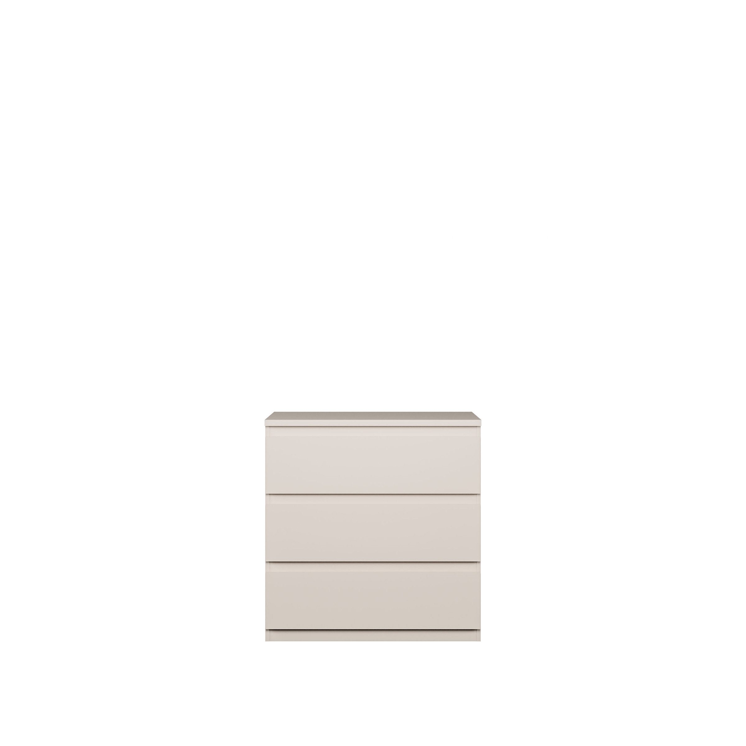PREISBRECHER Schubkastenkommode LISSON, in Sand - 77,2x79,8x42,2cm (BxHxT)
