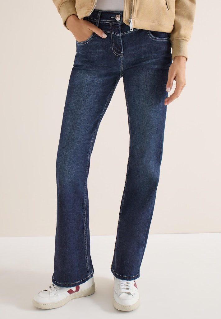 CECIL Bequeme Jeans Cecil / Da.Jeans / Style NOS Toronto BOOTCUT Dark