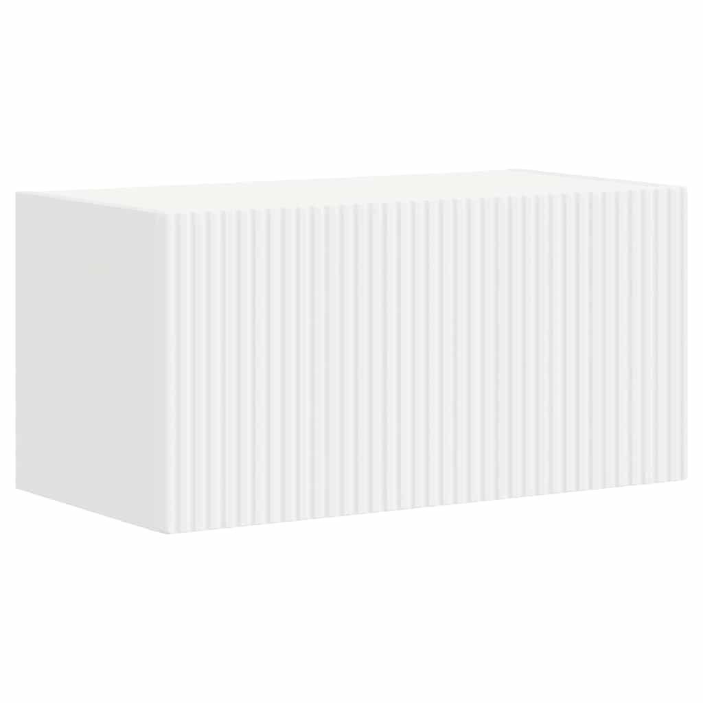 vidaXL TV-Wand TV-Wandschrank 60 x 31 x 29,5 cm Weiß Holzwerkstoff, (1-St)