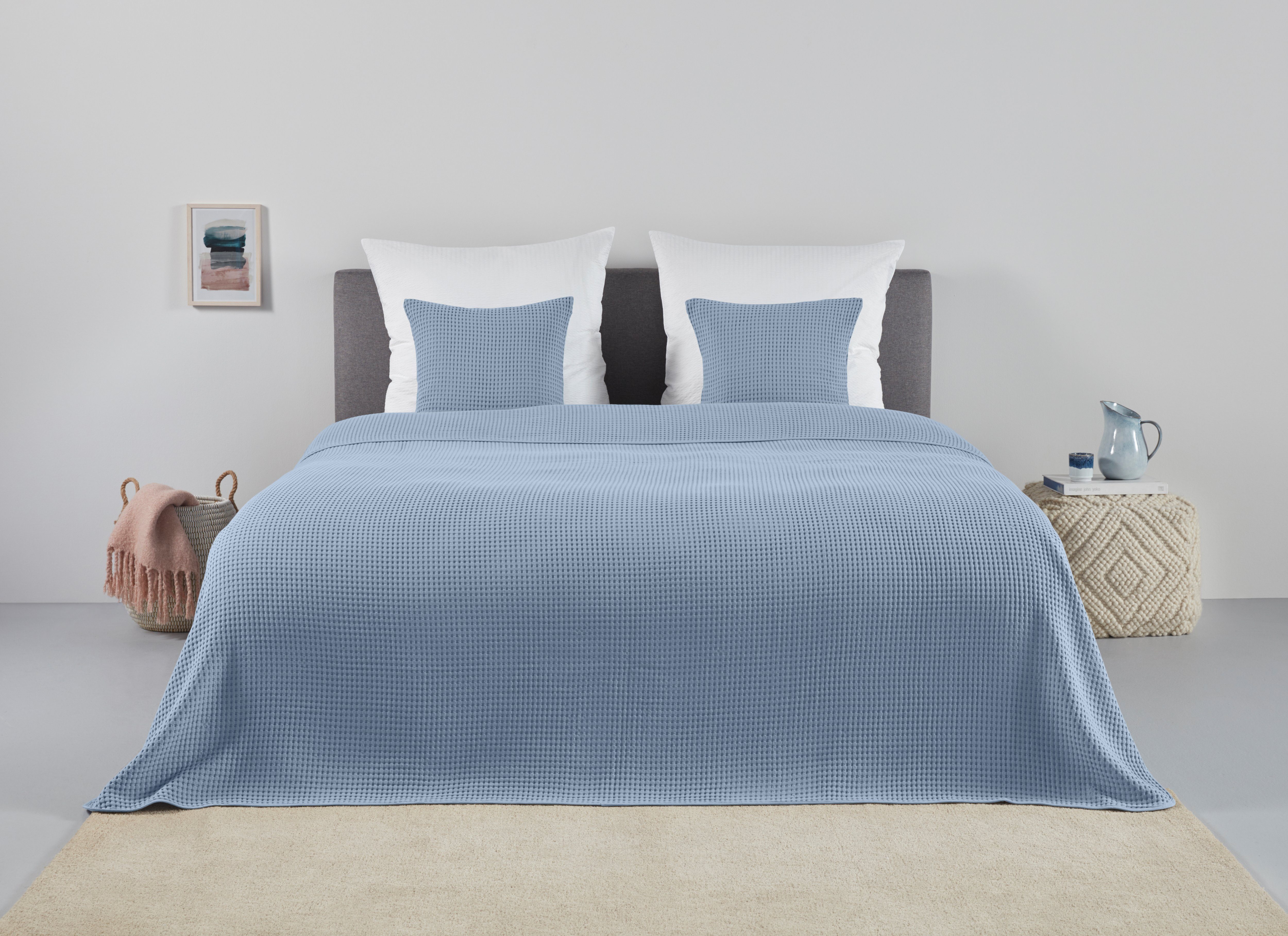 OTTO home Tagesdecke Greta, in Waffelpiqué Optik, viele Farben erhältlich, Decke ab 140 x 200 cm